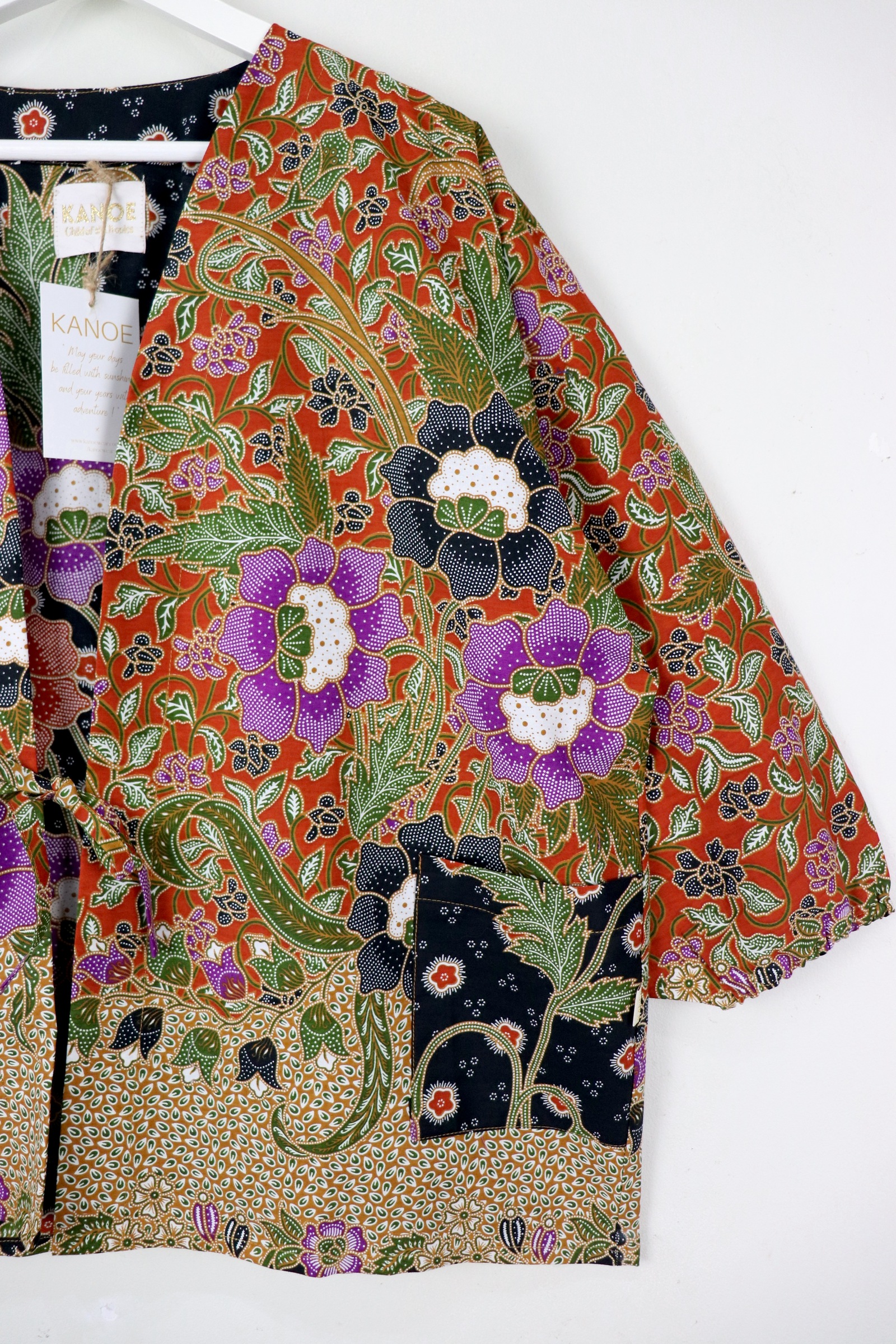 Batik Kimono Signature - Orange Summer