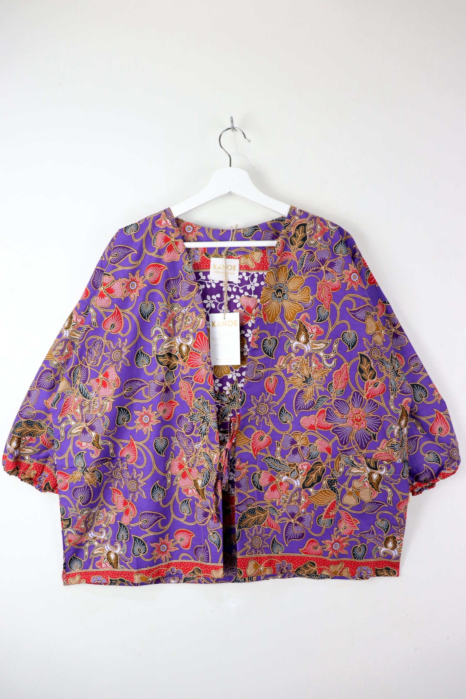 Batik Kimono Signature - Amethystine Petals