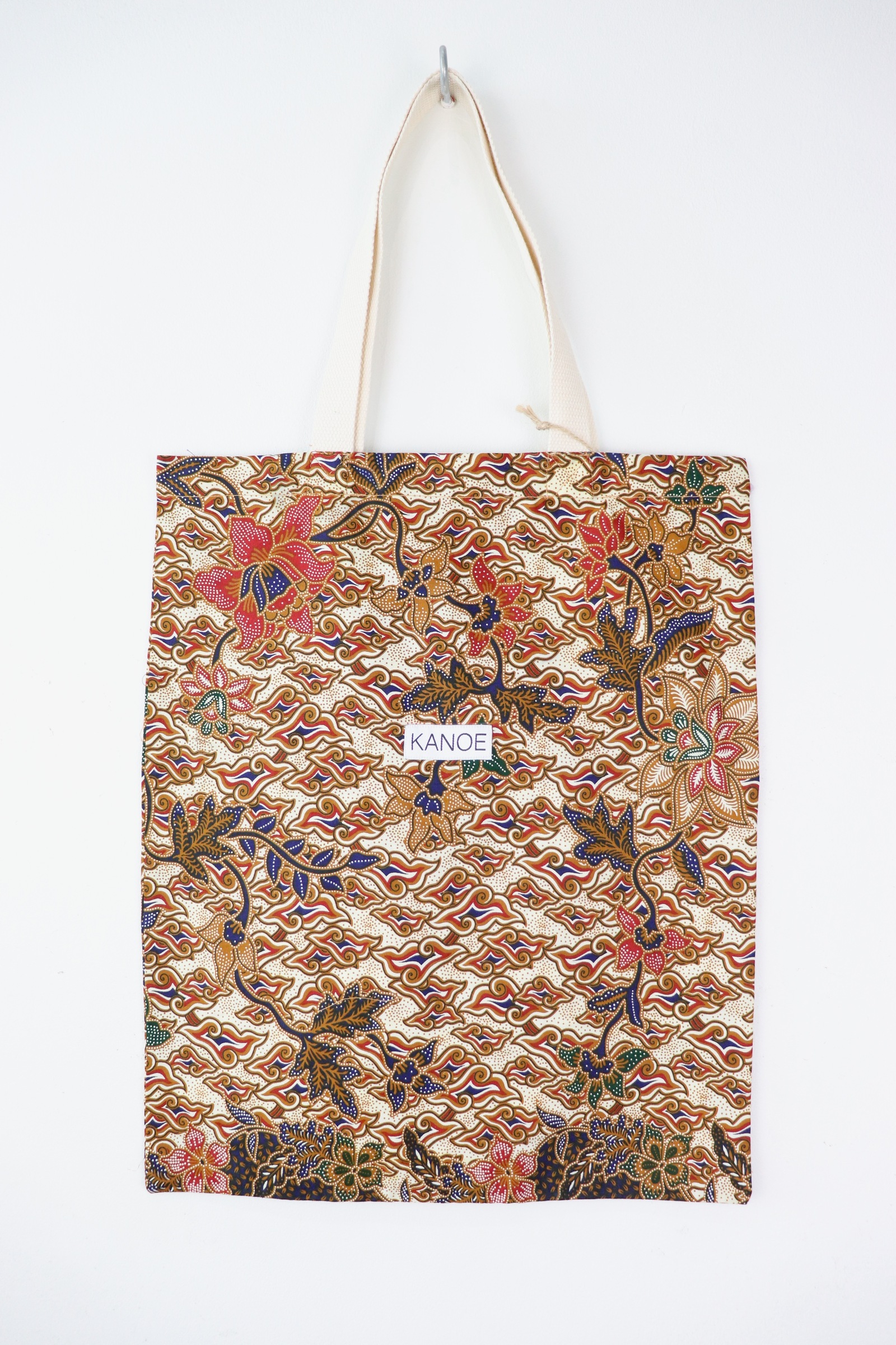 Batik Tote Bag - Maxi Carnelian Waves