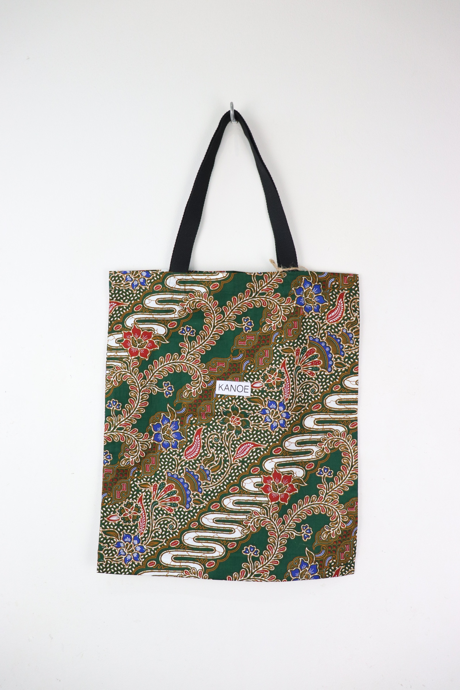 Batik Tote Bag - Maxi Emerald Liana