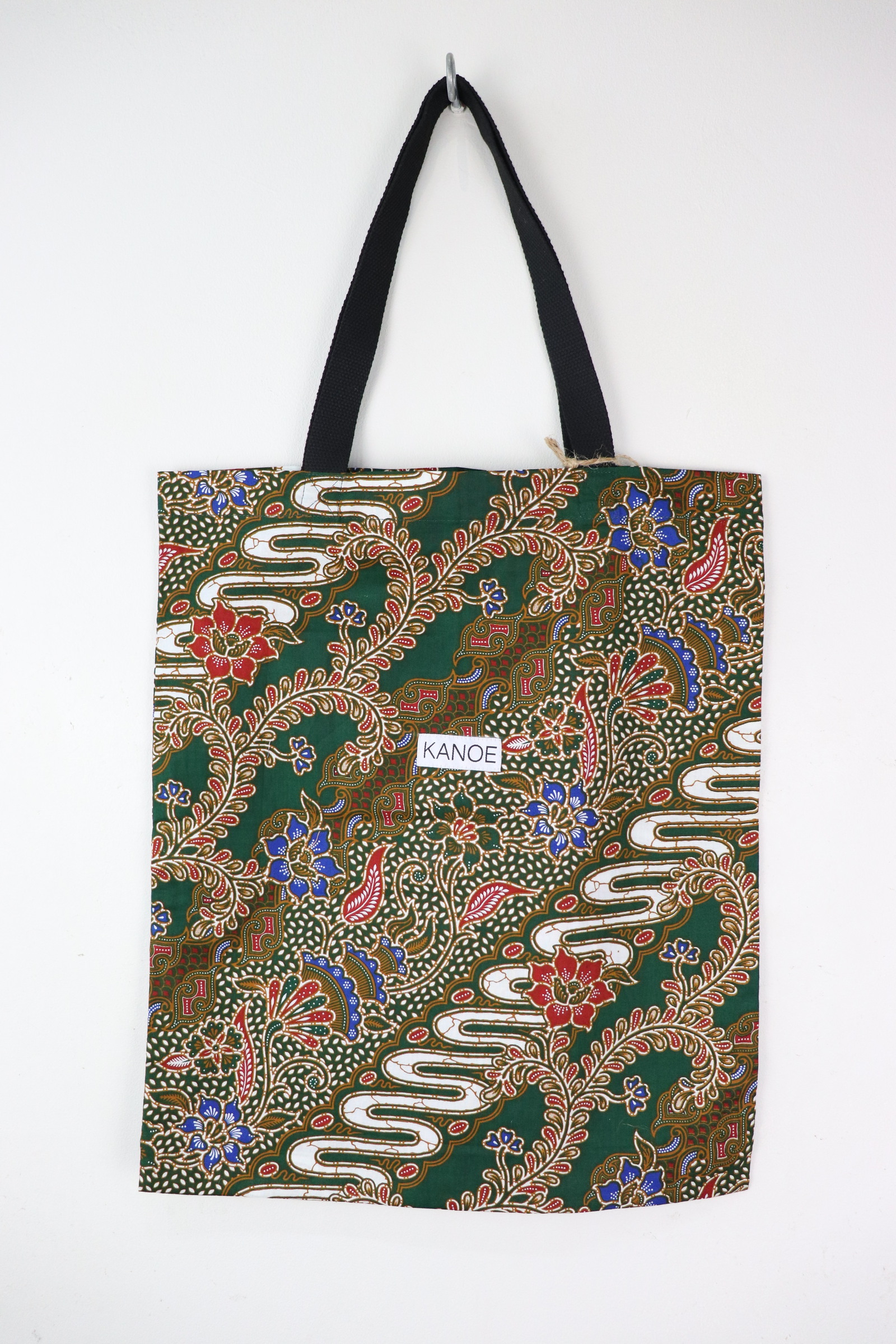 Batik Tote Bag - Maxi Emerald Liana
