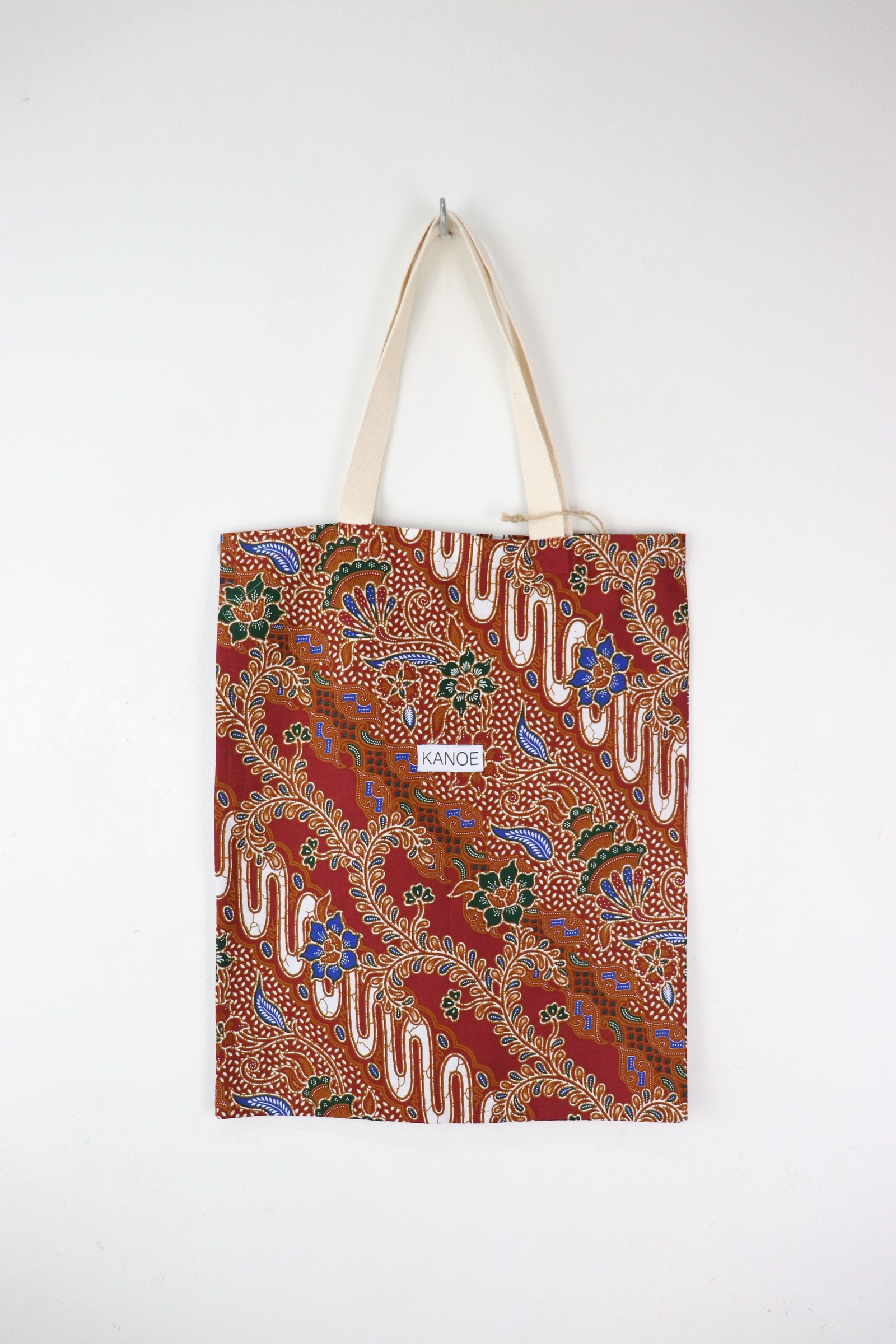 Batik Tote Bag - Maxi Cherry Vines