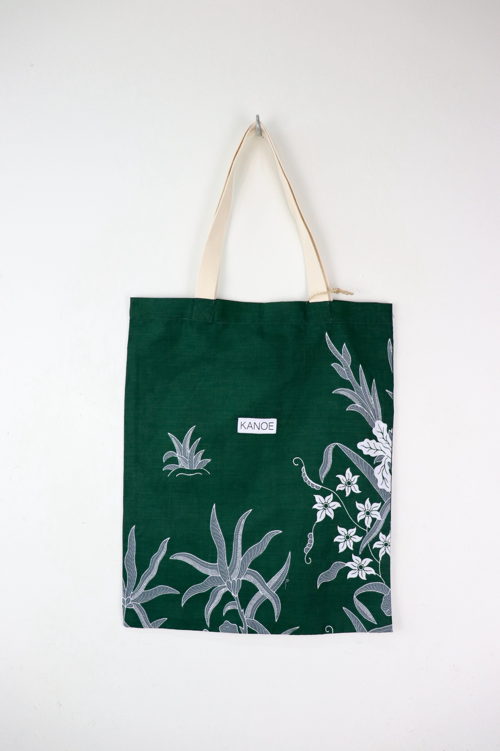 Batik Tote Bag - Maxi Pine Green