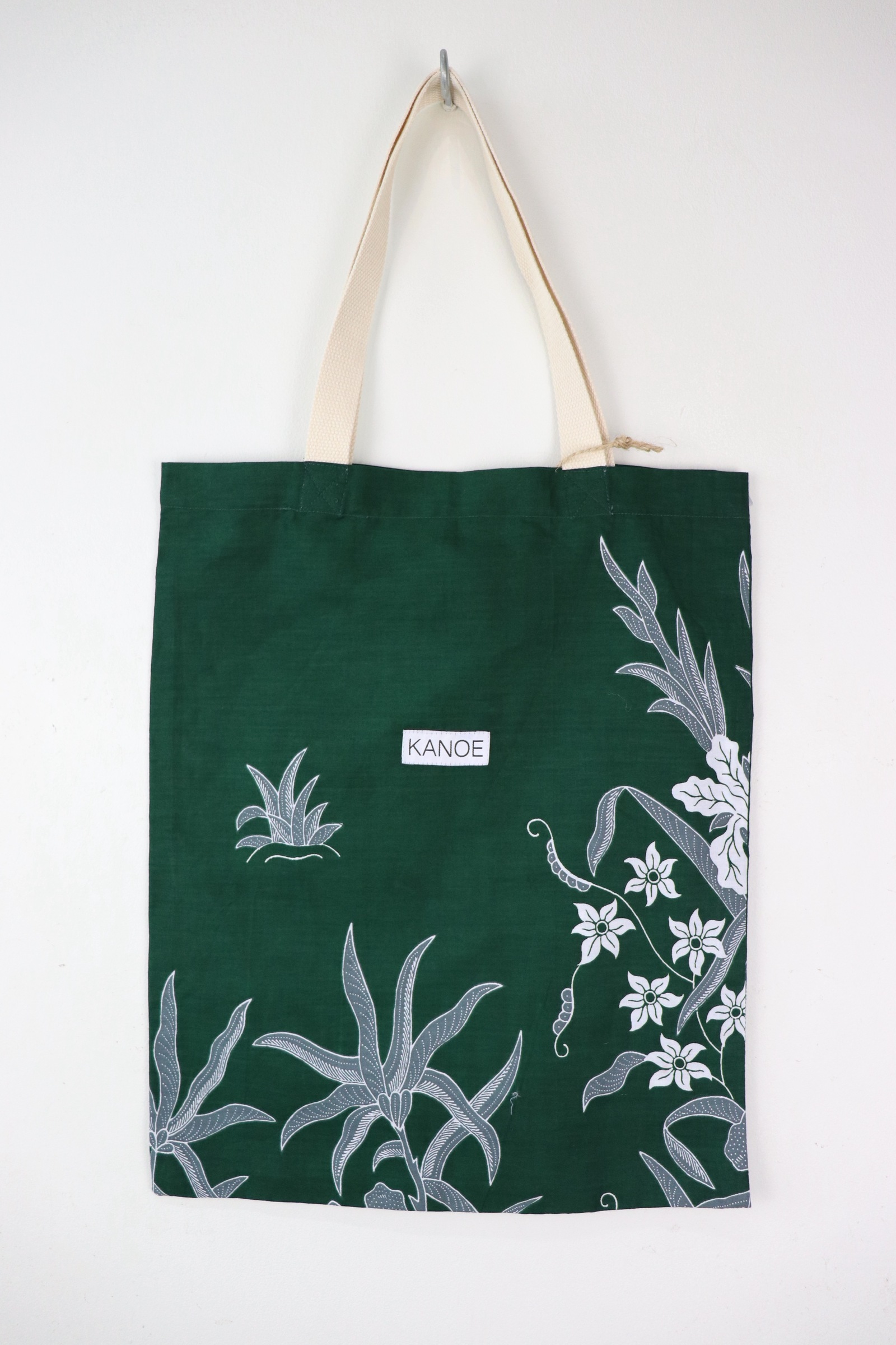 Batik Tote Bag - Maxi Pine Green