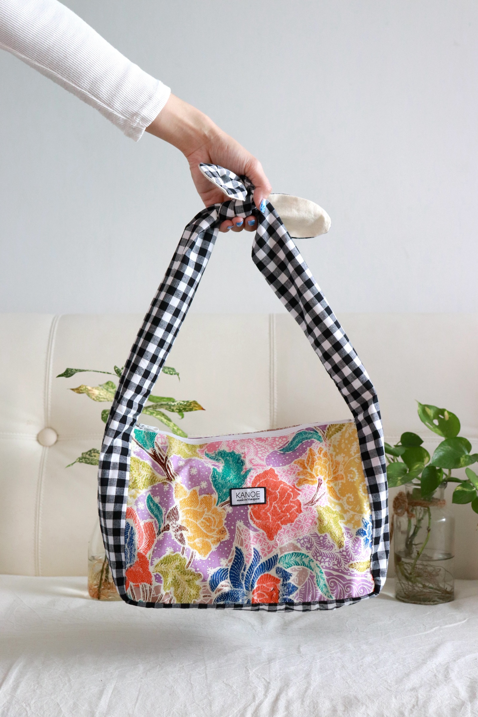 The Zoe Bag - Garden Noir