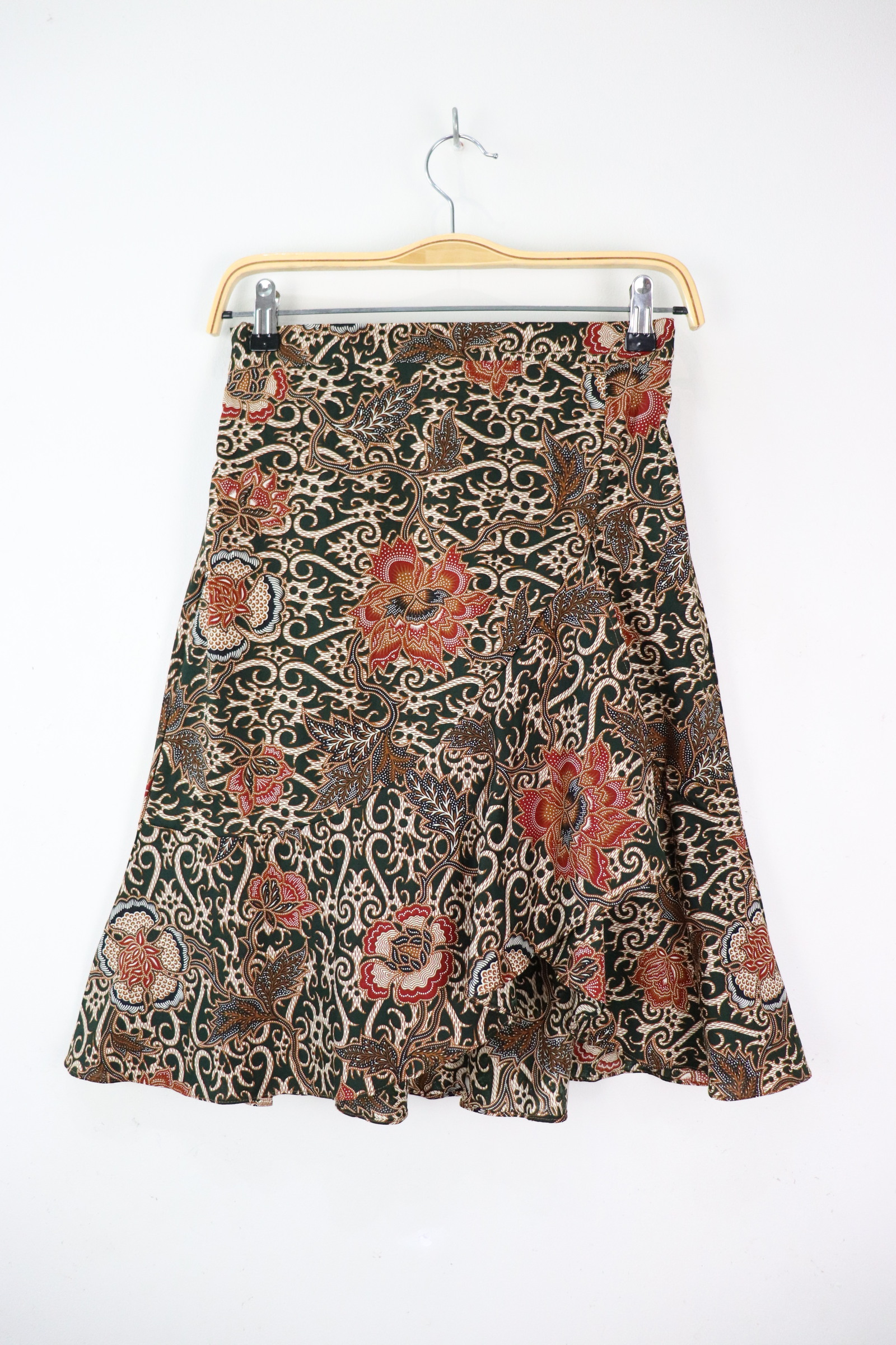 Mermaid Batik Skirt - Greener Seaweed