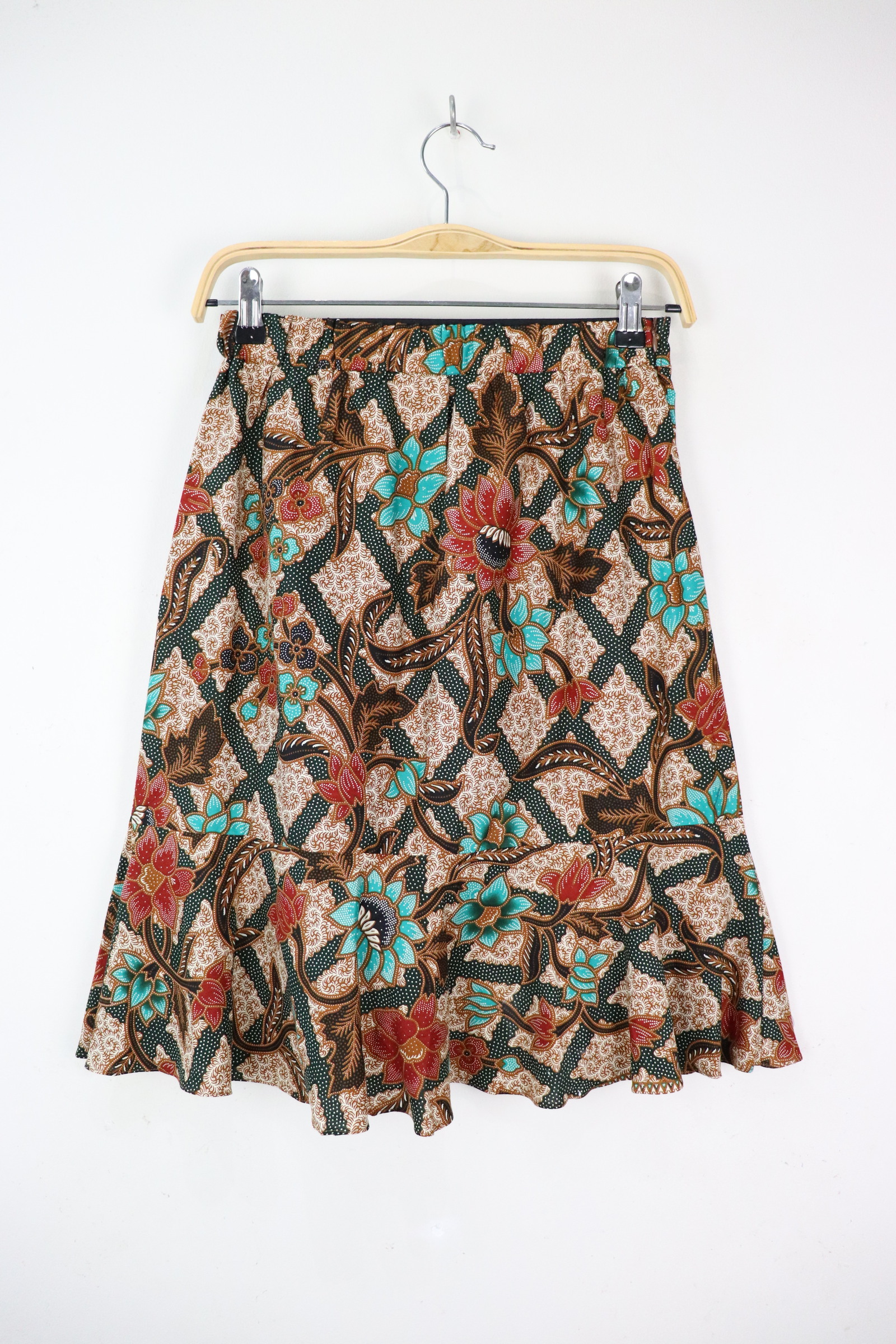 Mermaid Batik Skirt - Seashell Necklace