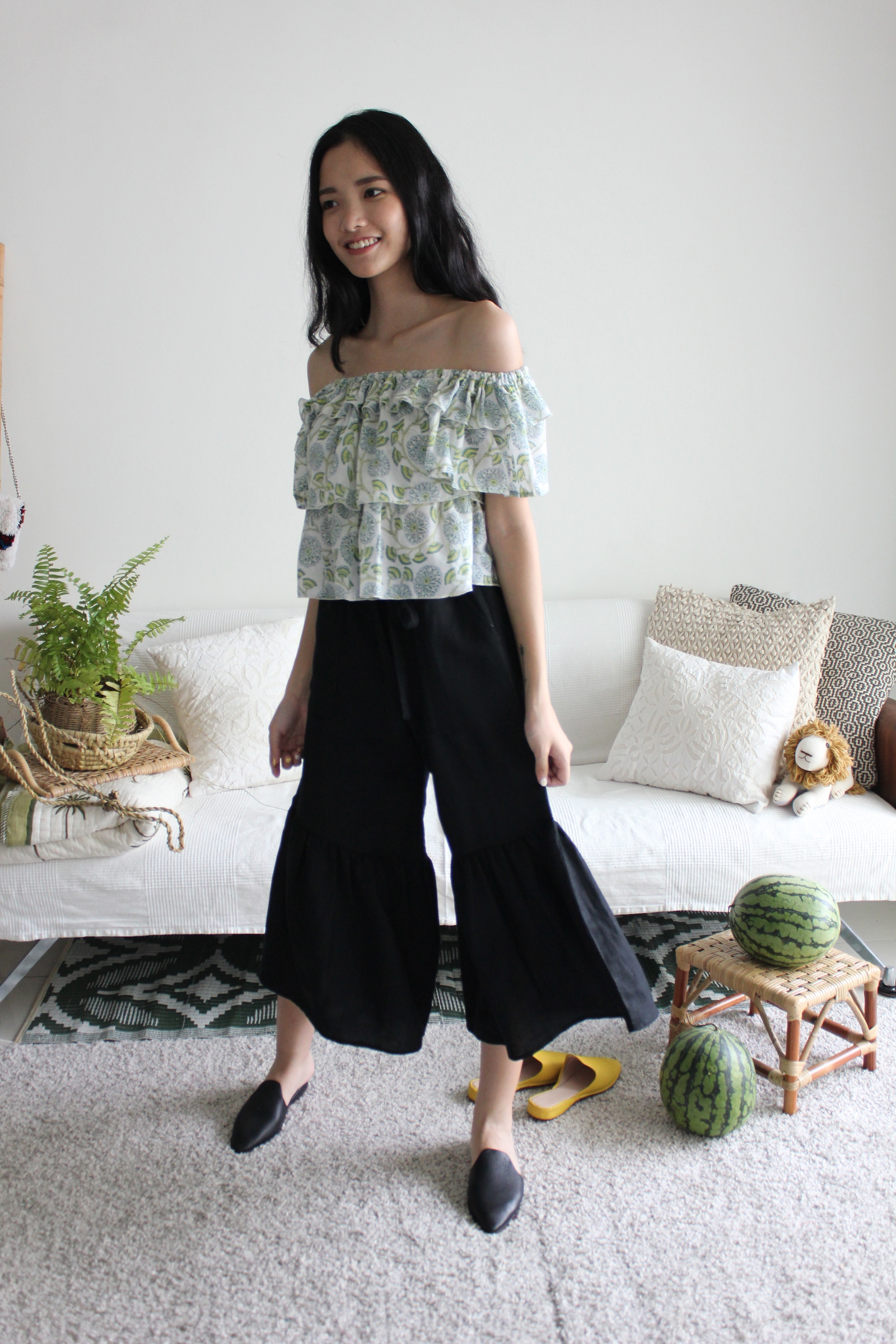 Fiore Ruffle Top - Crystal love