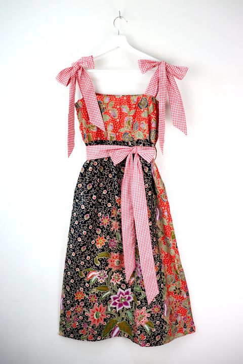 Christmas-batiik-gingham-dress-10