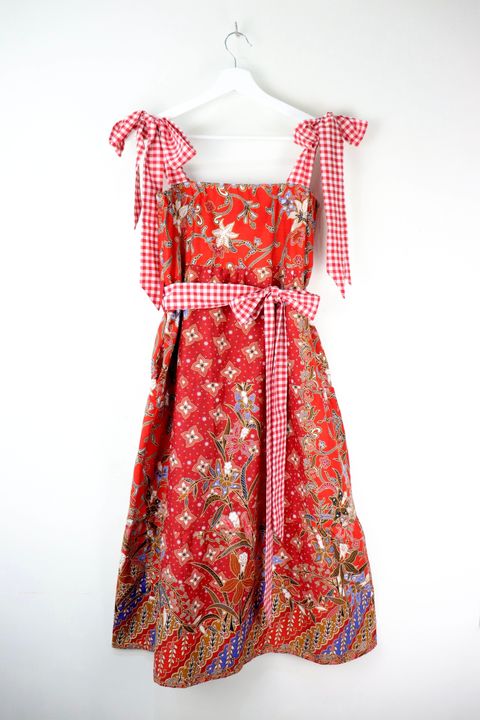 Christmas-batiik-gingham-dress-26 3