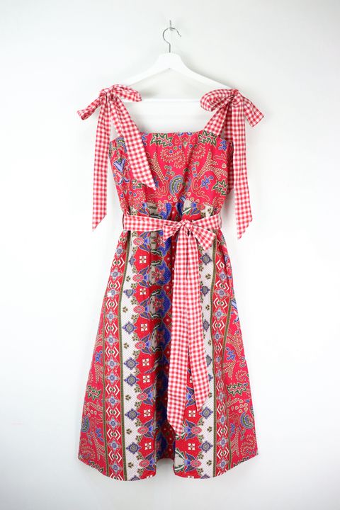 Christmas-batiik-gingham-dress-30
