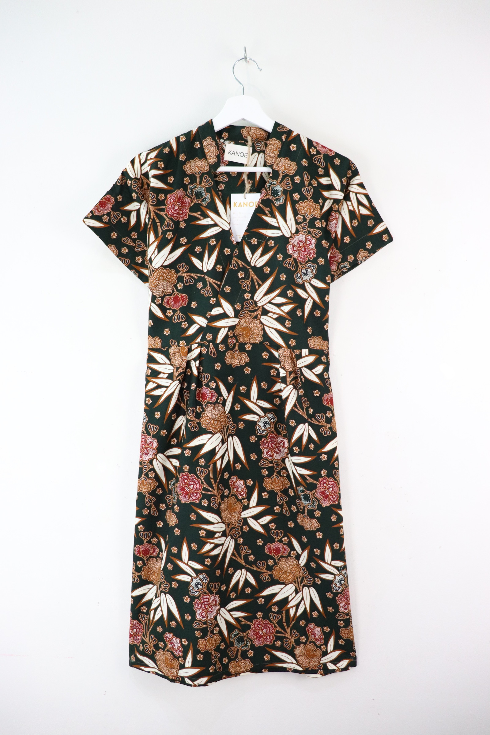 Kimono Wrap Dress w/ Mandarin Collar - Ai Mei