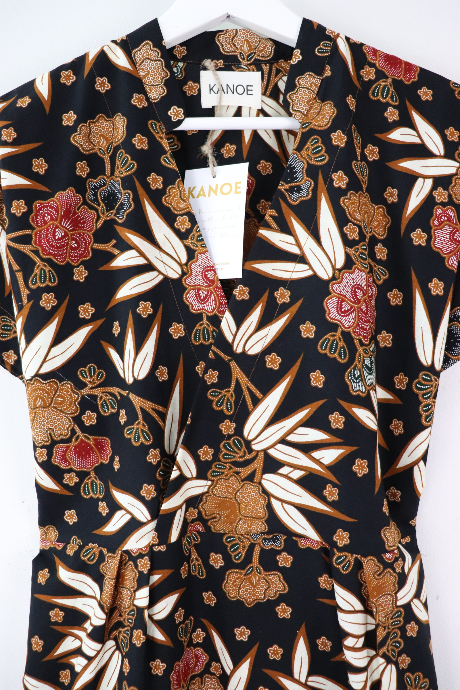 Kimono Wrap Dress w/ Mandarin Collar - Ai Shan