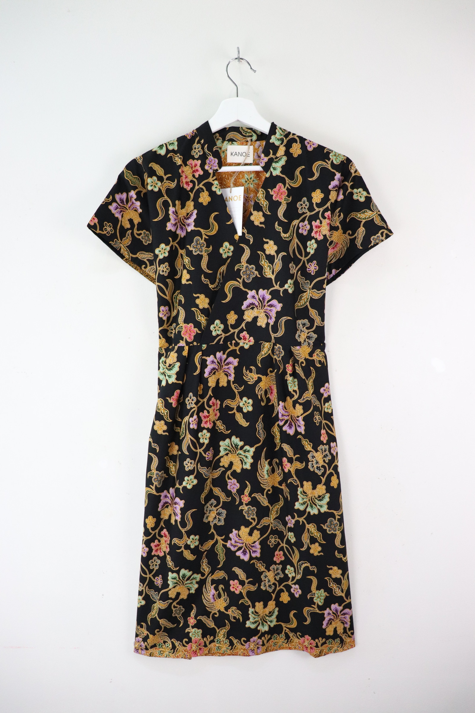 Kimono Wrap Dress w/ Mandarin Collar - Ai Hua