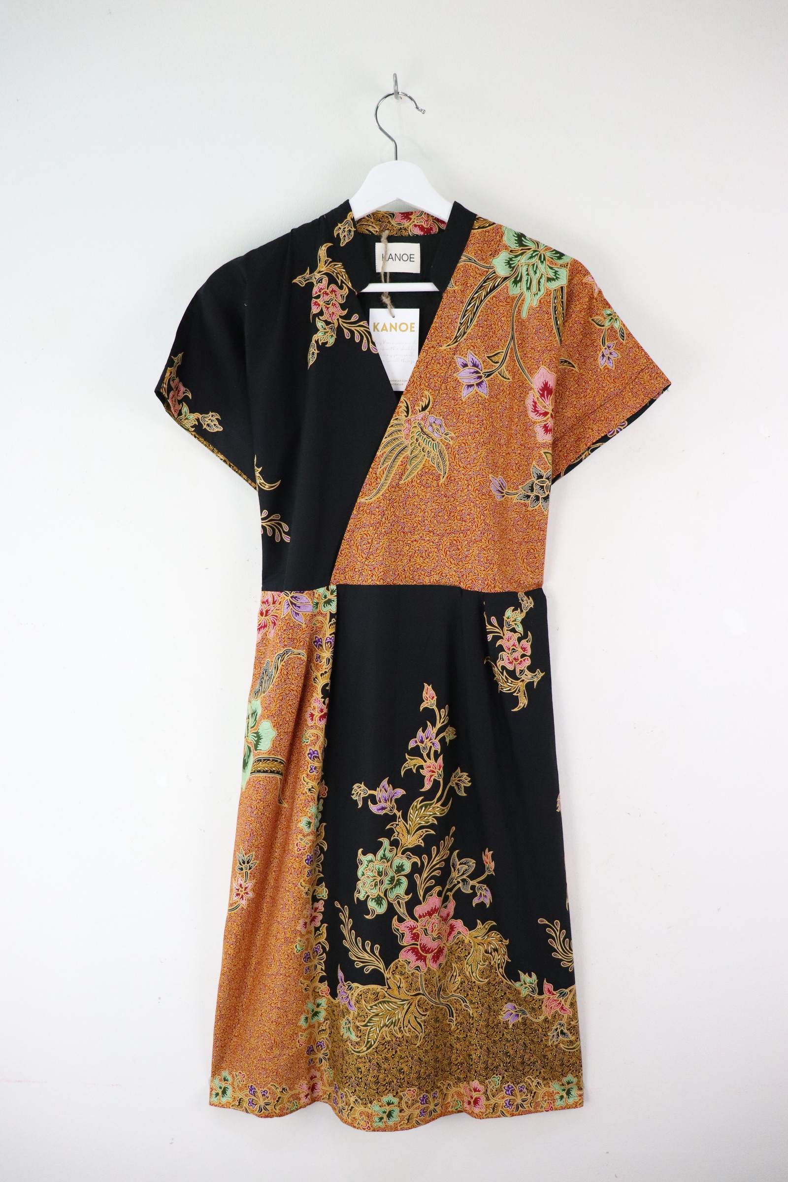 Kimono Wrap Dress w/ Mandarin Collar - Ai Fei