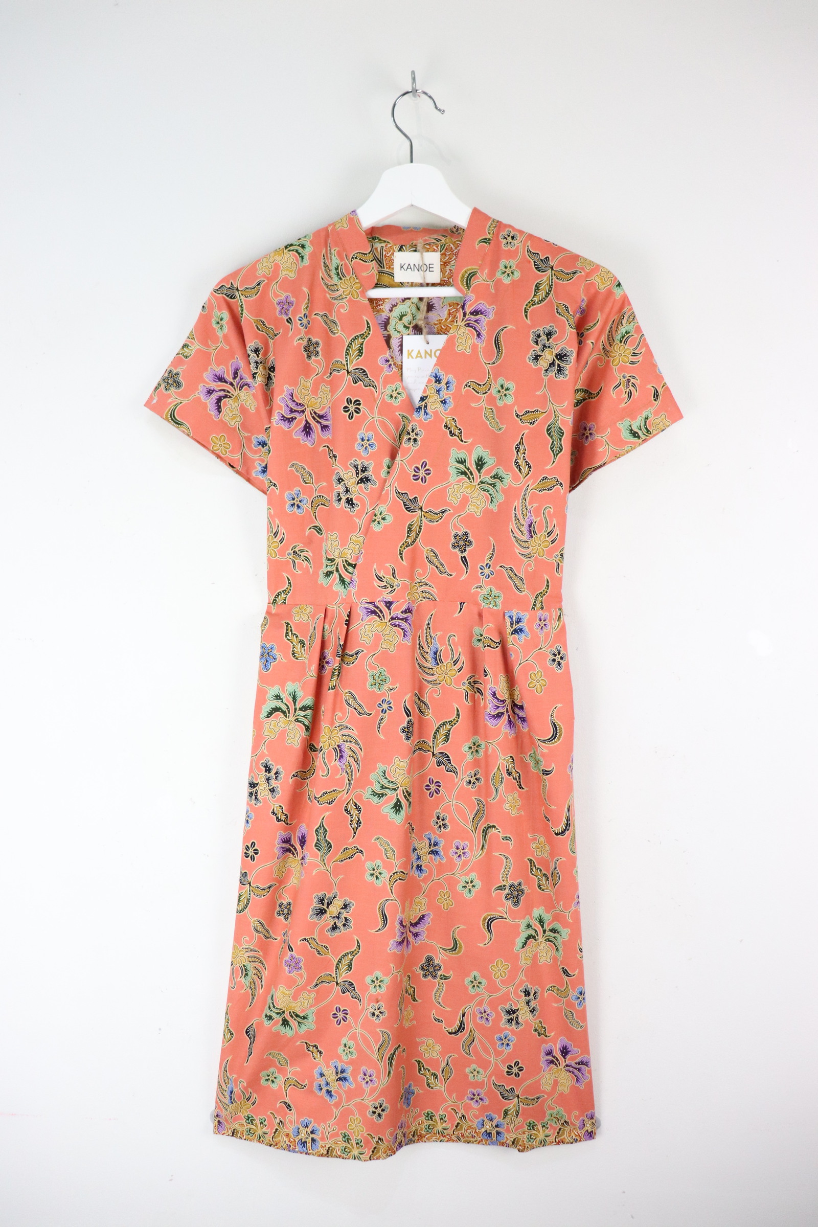 Kimono Wrap Dress w/ Mandarin Collar - Ai Min
