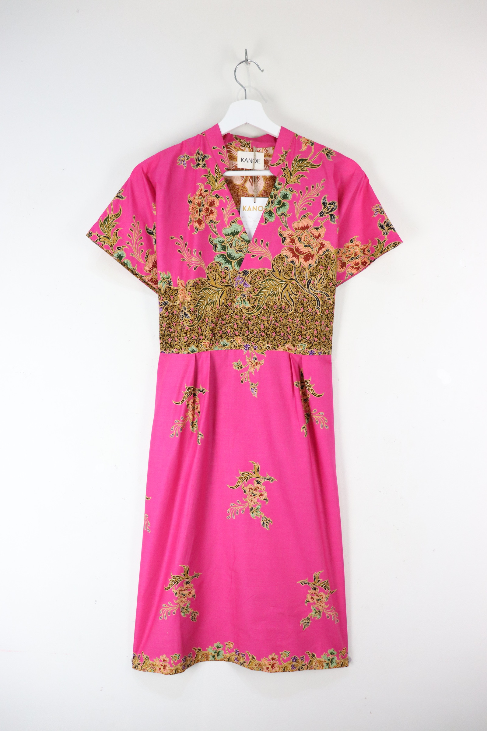 Kimono Wrap Dress w/ Mandarin Collar - Ai Ling