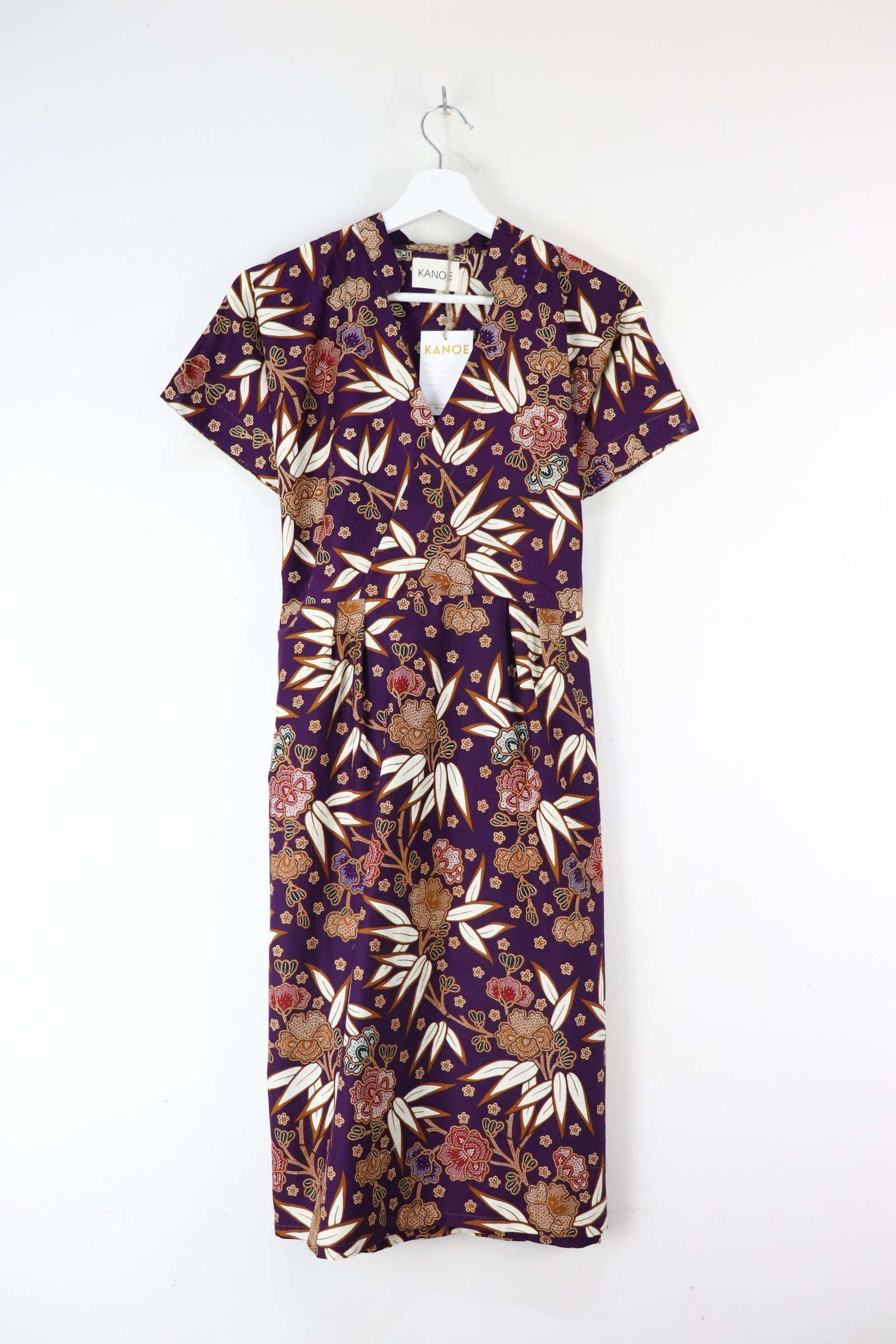 Kimono Wrap Dress w/ Mandarin Collar - Ai Jia