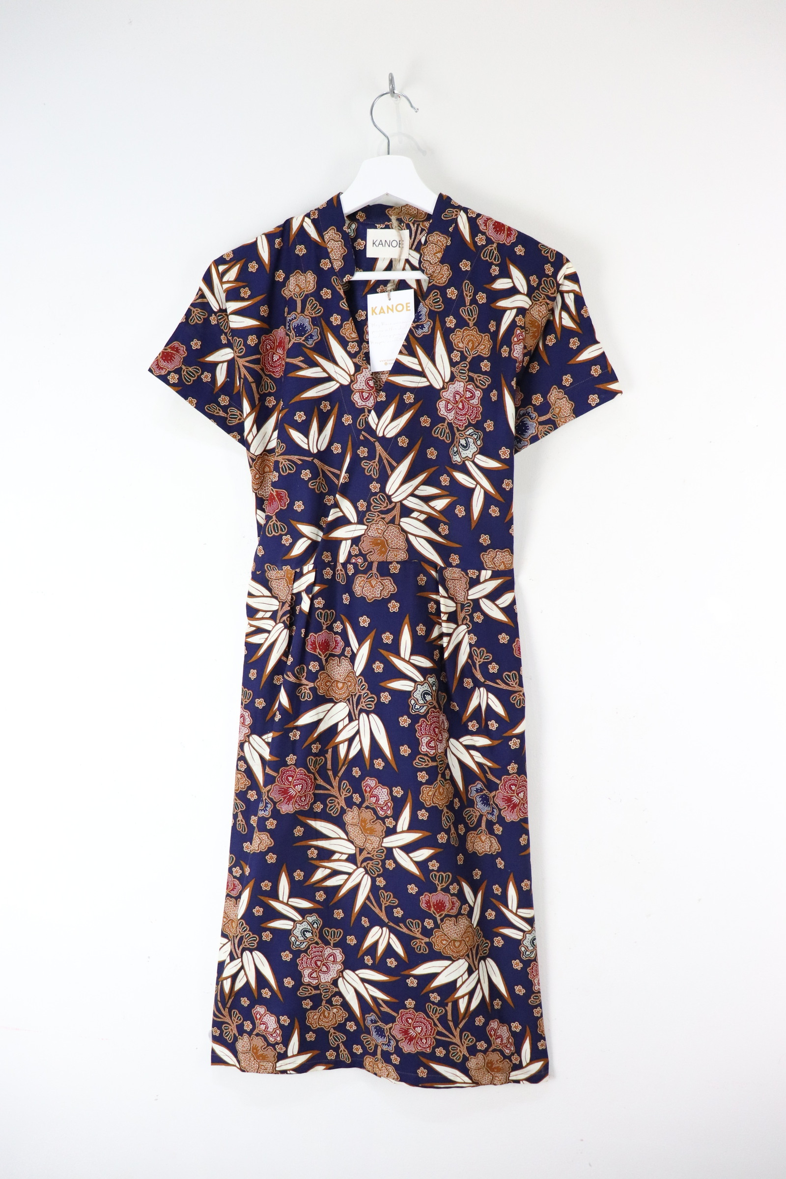 Kimono Wrap Dress w/ Mandarin Collar - Ai Xue