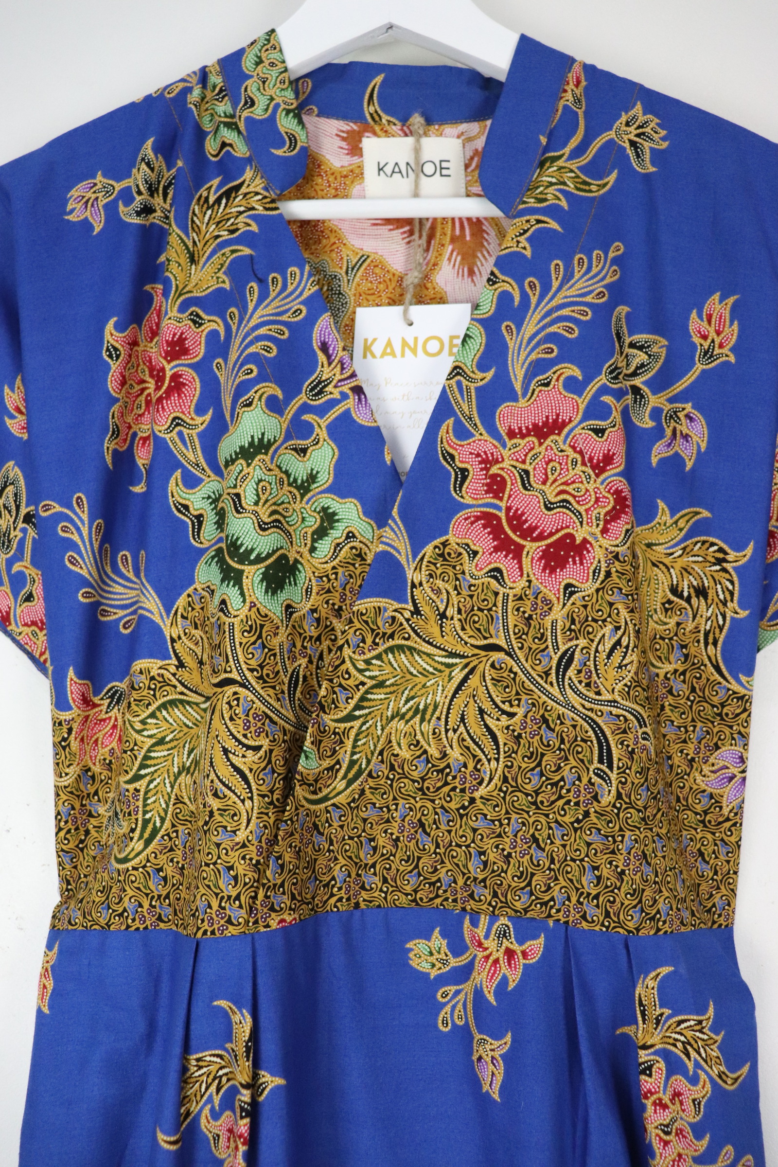 Kimono Wrap Dress w/ Mandarin Collar - Ai Ni