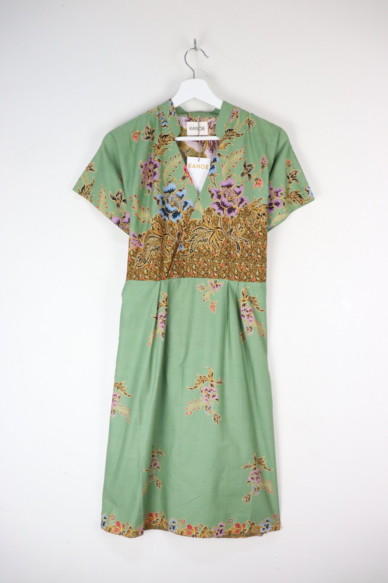 Kimono Wrap Dress w/ Mandarin Collar - Ai Ren