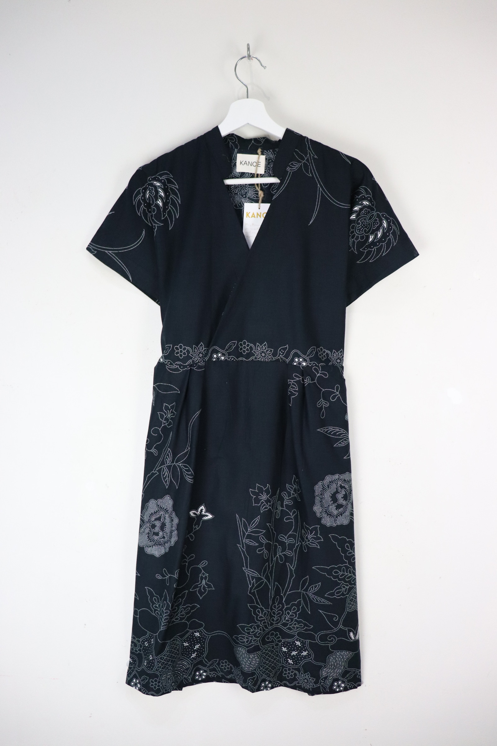 Kimono Wrap Dress w/ Mandarin Collar - Ai Yi