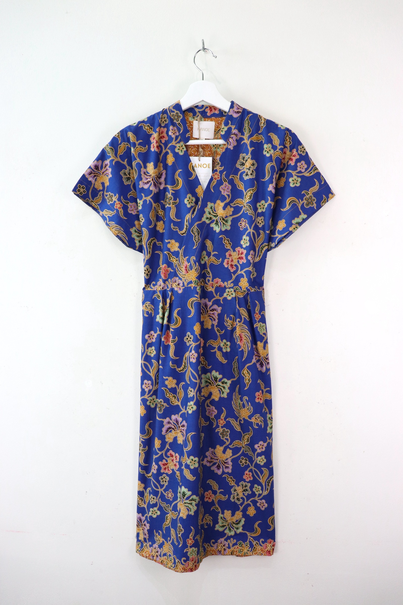 Kimono Wrap Dress w/ Mandarin Collar - Xiao Long [ Smaller Freesize ]