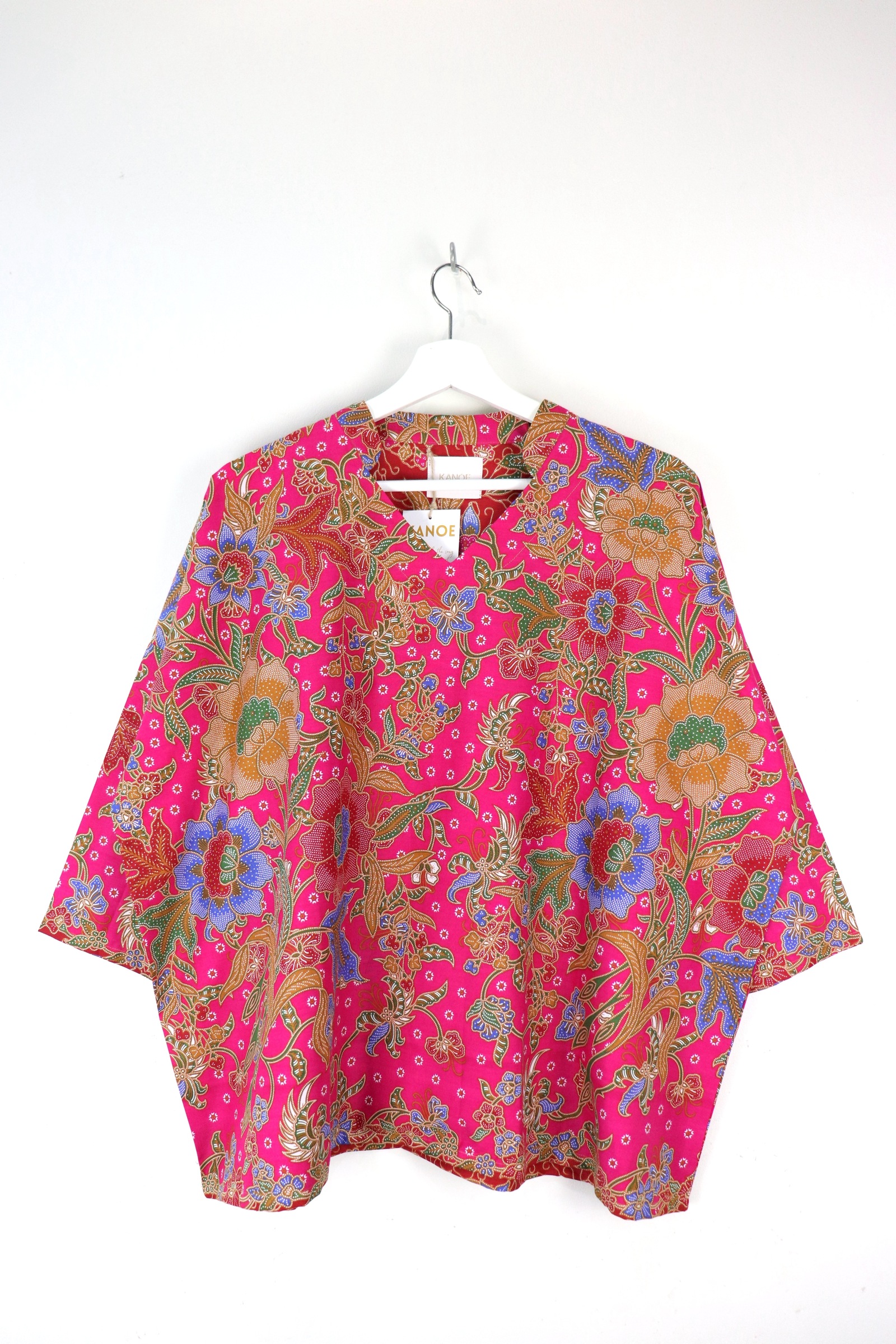 BIG GIRL Batik Top w/ Mandarin Collar - Ming Lover