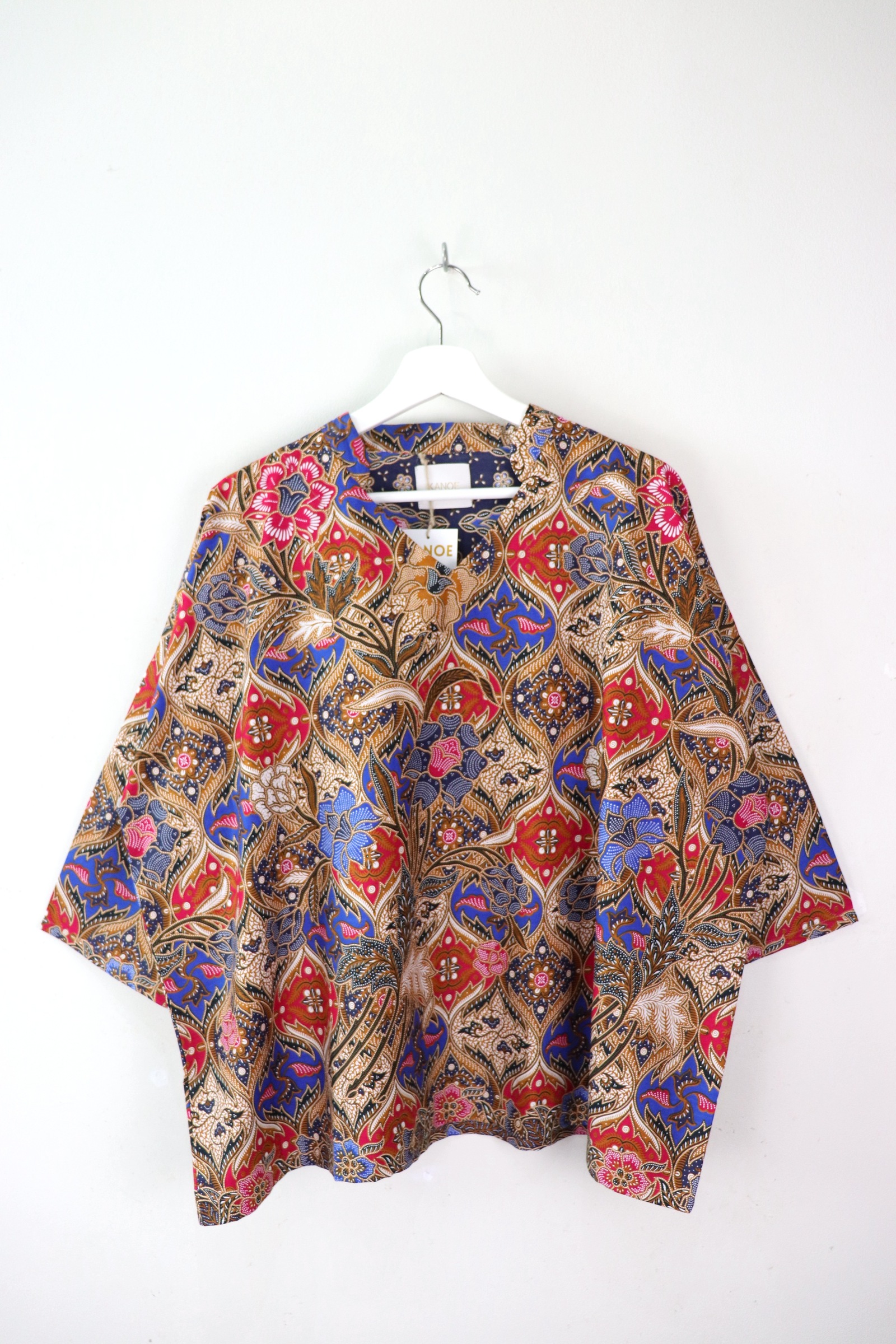 BIG GIRL Batik Top w/ Mandarin Collar - Ming Solstice