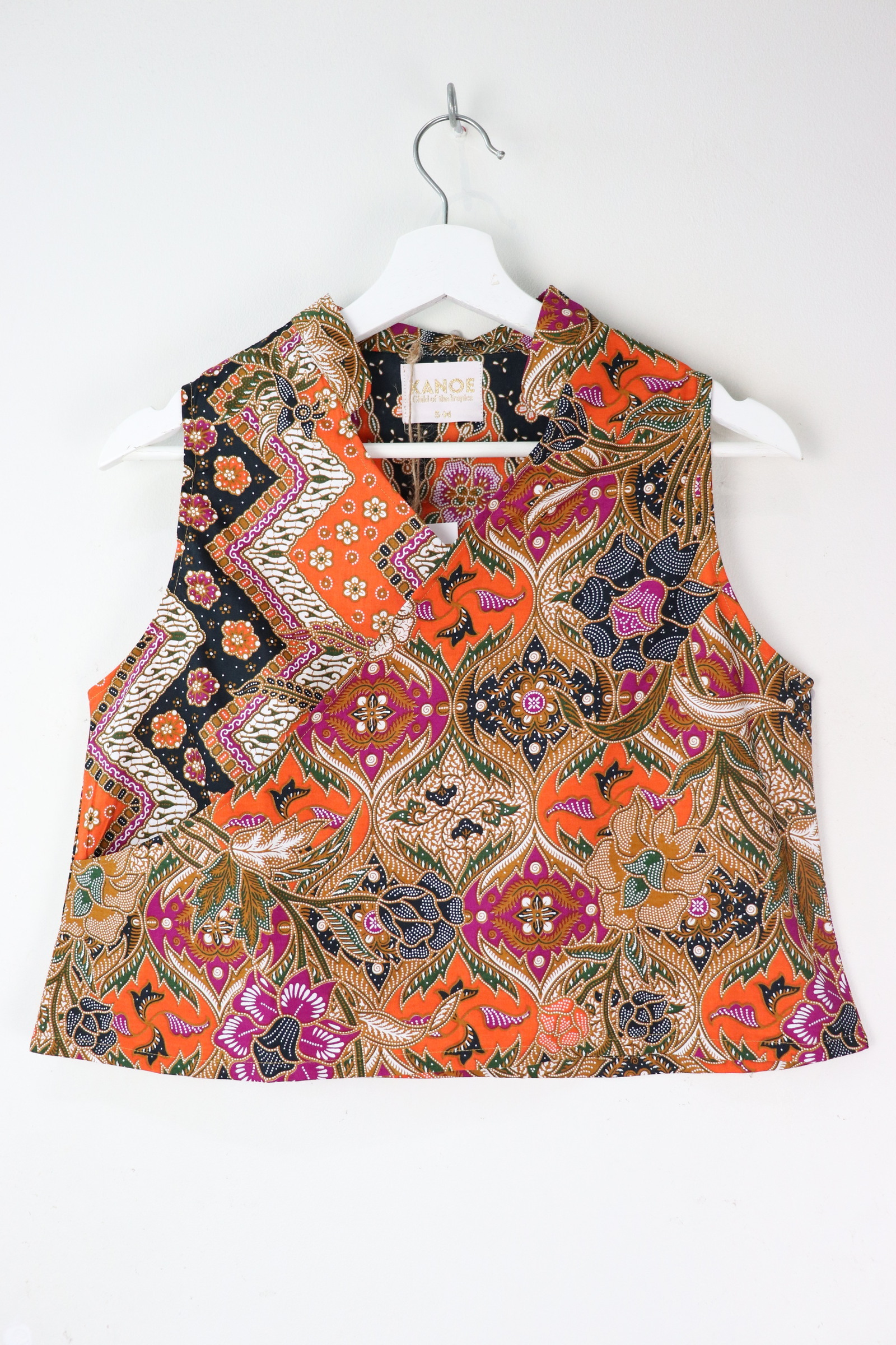 SamFu Cropped Batik Top - Kai Long