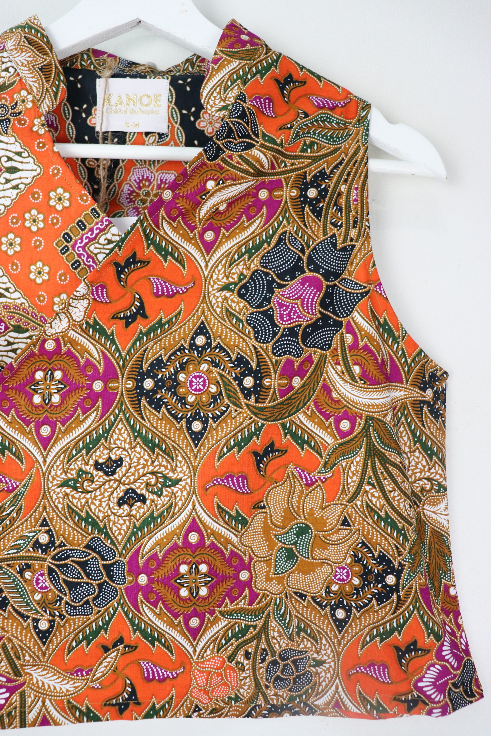 SamFu Cropped Batik Top - Kai Long