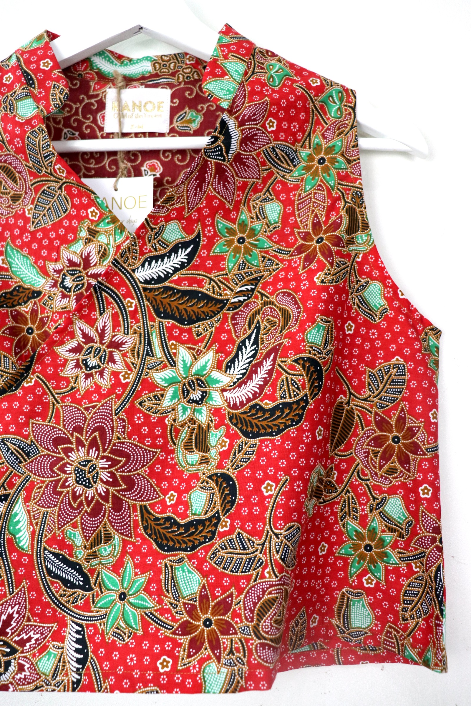 SamFu Cropped Batik Top - Kai Er