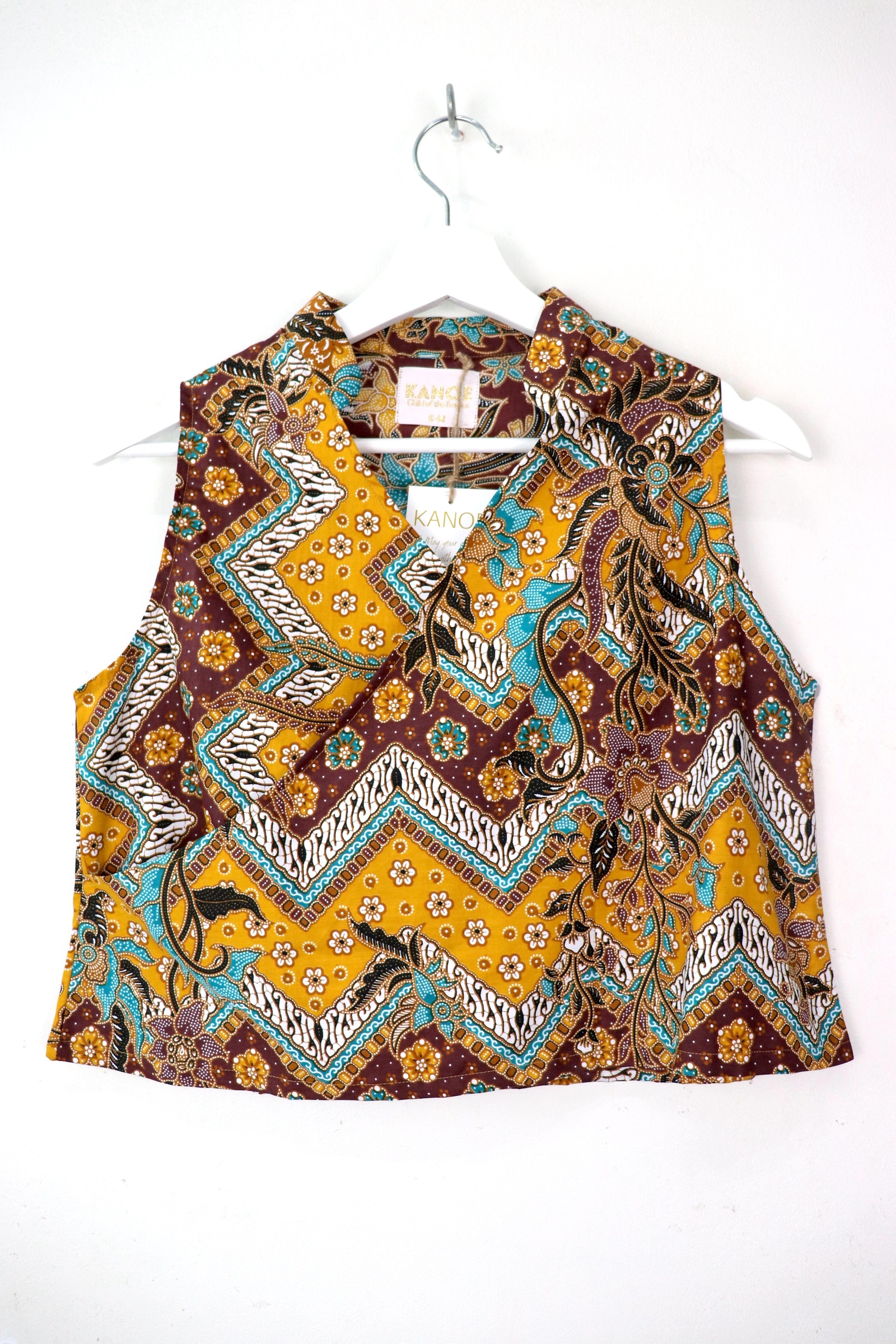 SamFu Cropped Batik Top - Kai Hua