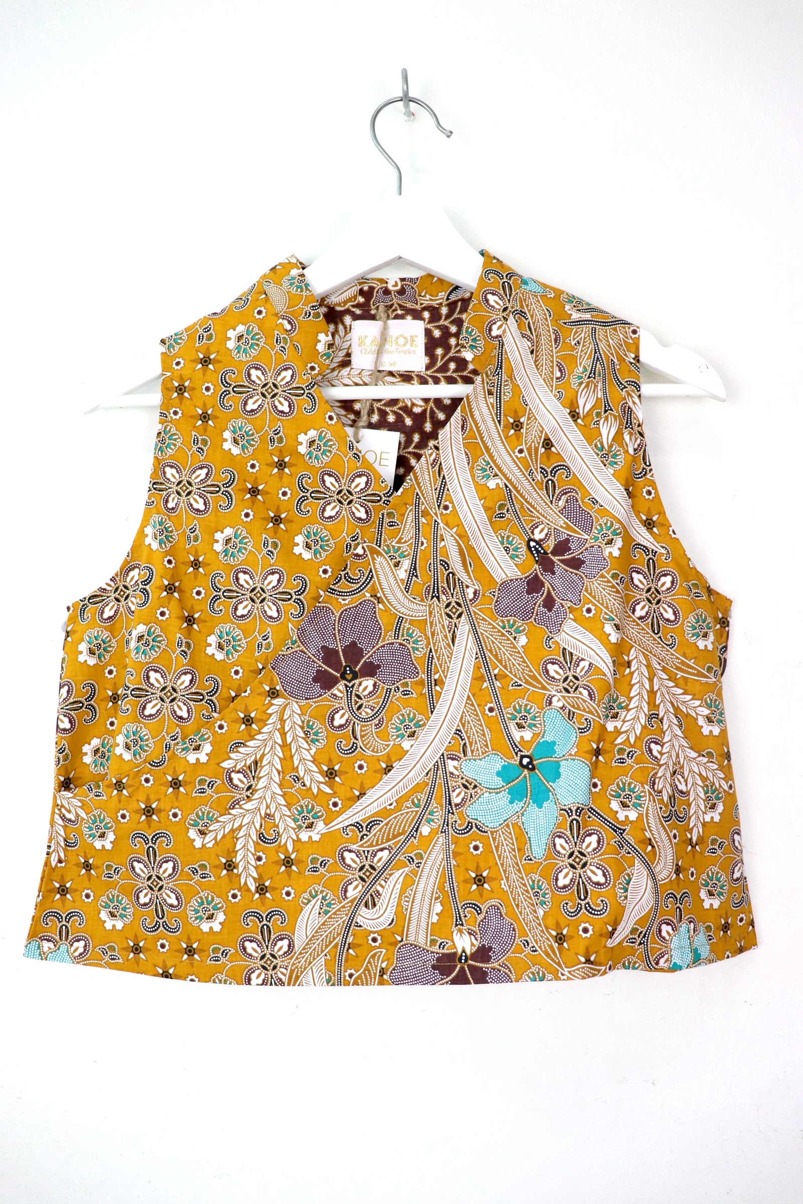 SamFu Cropped Batik Top - Kai Lee