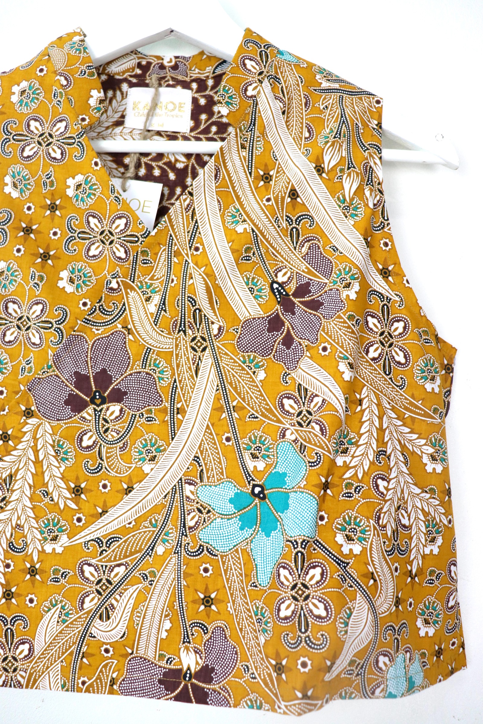 SamFu Cropped Batik Top - Kai Lee