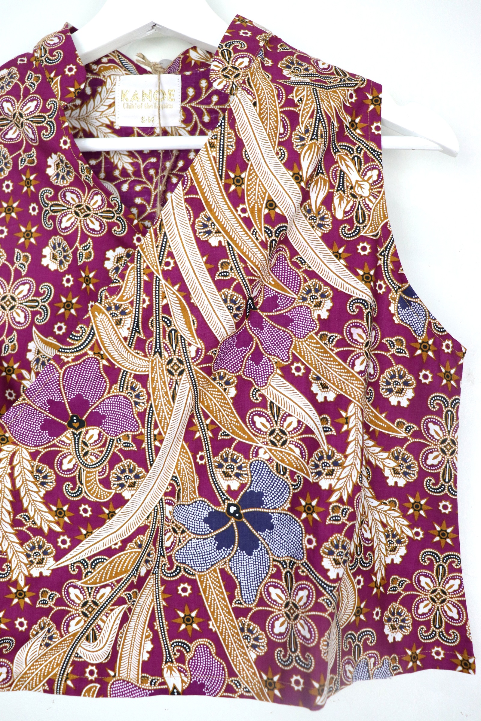 SamFu Cropped Batik Top - Kai Sam
