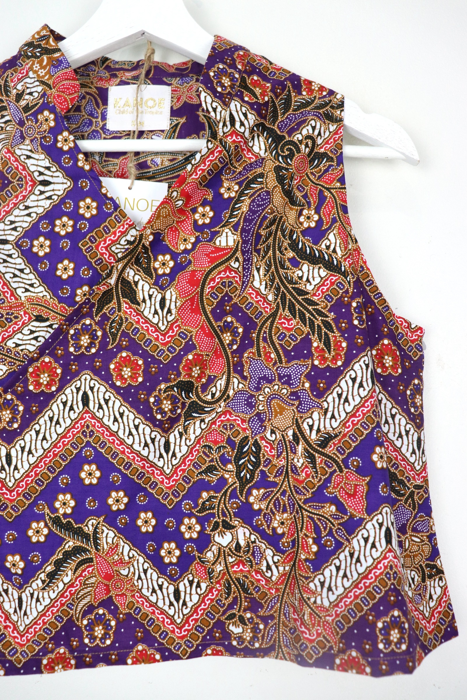 SamFu Cropped Batik Top - Kai Yu
