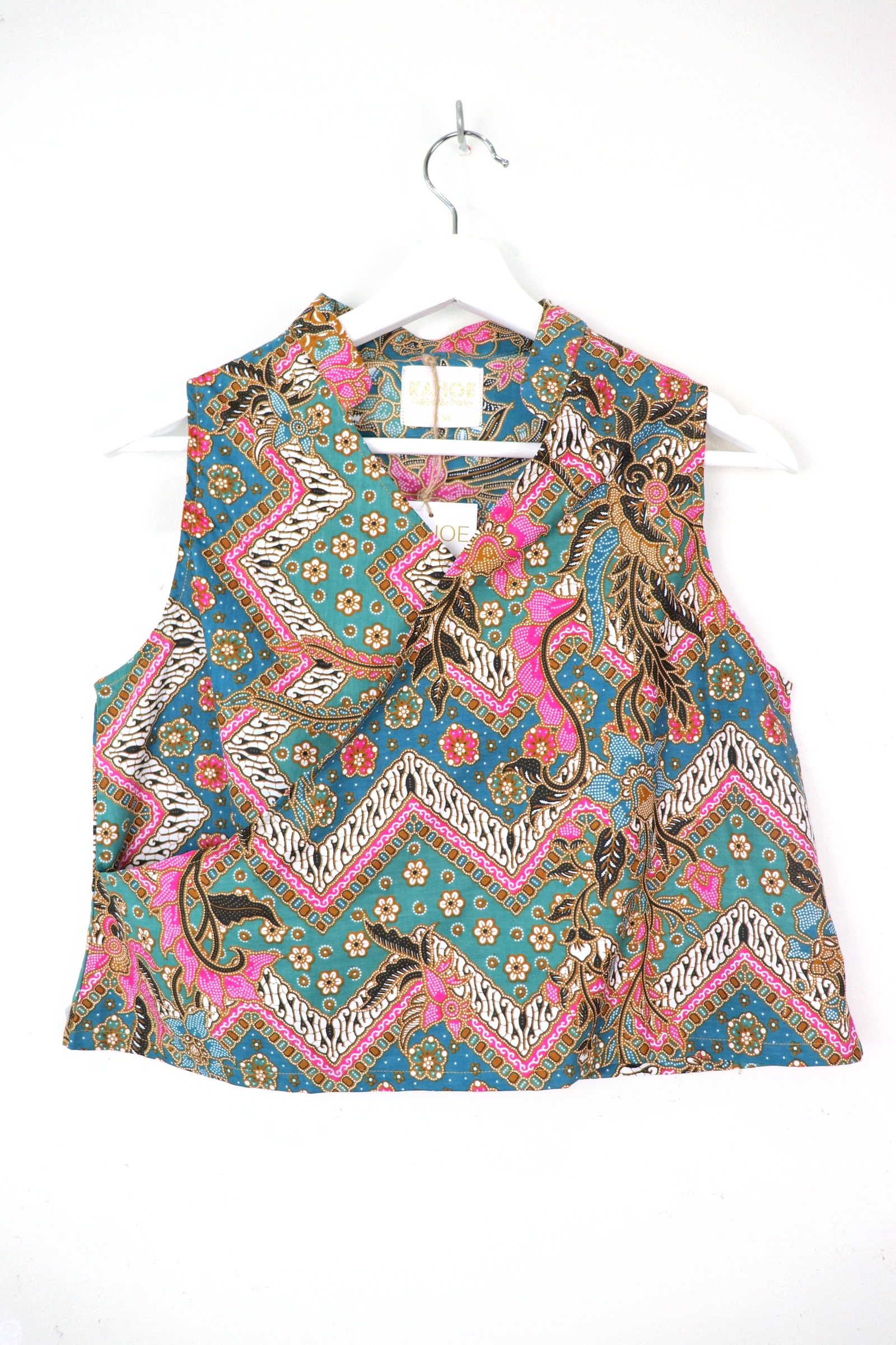 SamFu Cropped Batik Top - Kai Fei