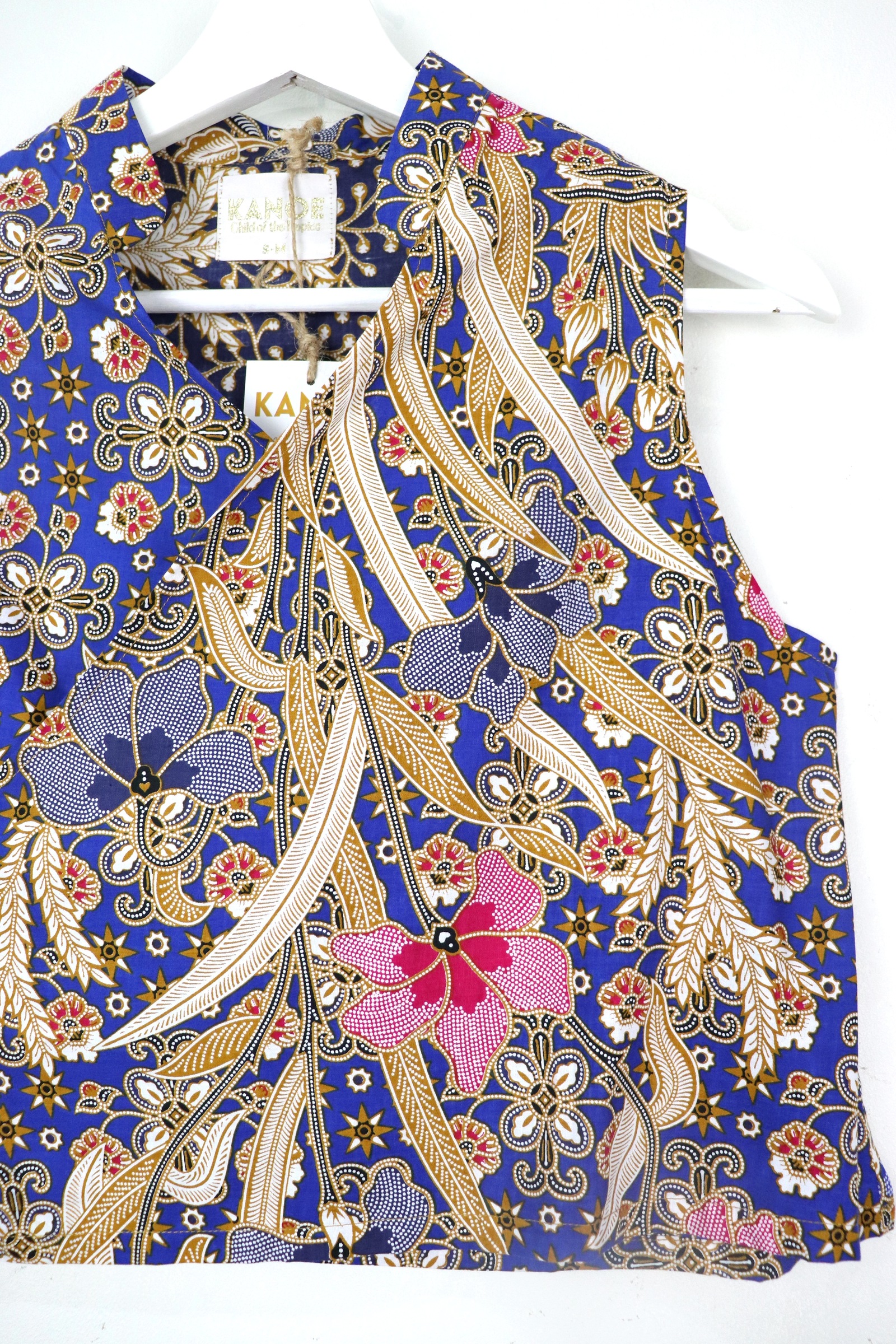 SamFu Cropped Batik Top - Kai Tian