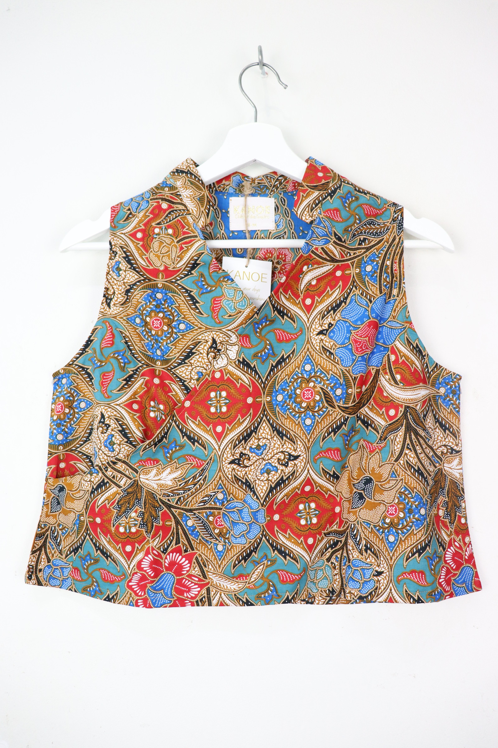 SamFu Cropped Batik Top - Kai Kai