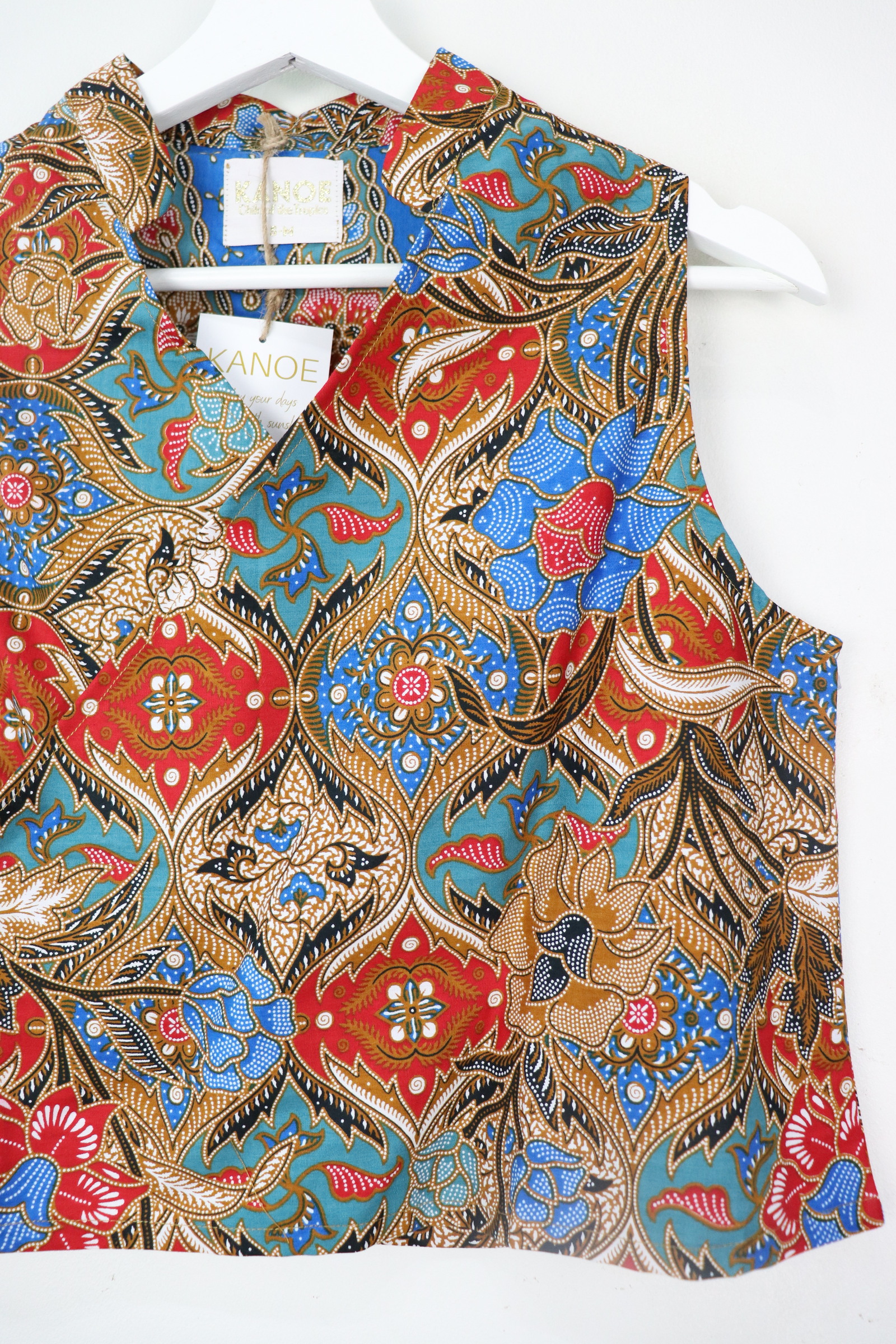 SamFu Cropped Batik Top - Kai Kai