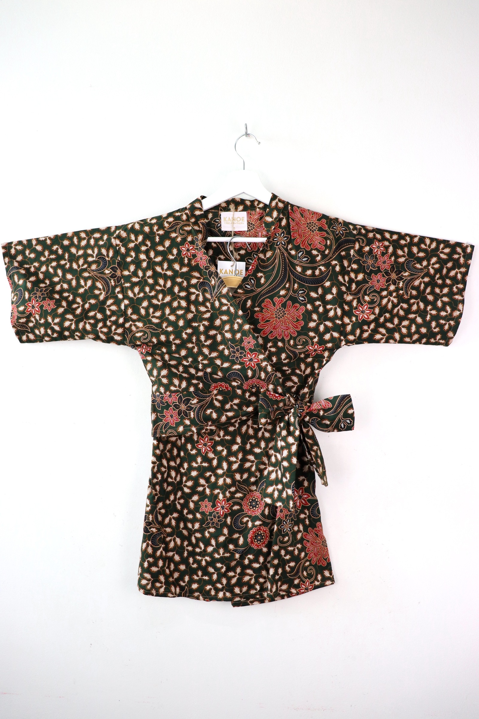 Kimono Wrap Matching Set - Yu Garden (S/M/L/XL)