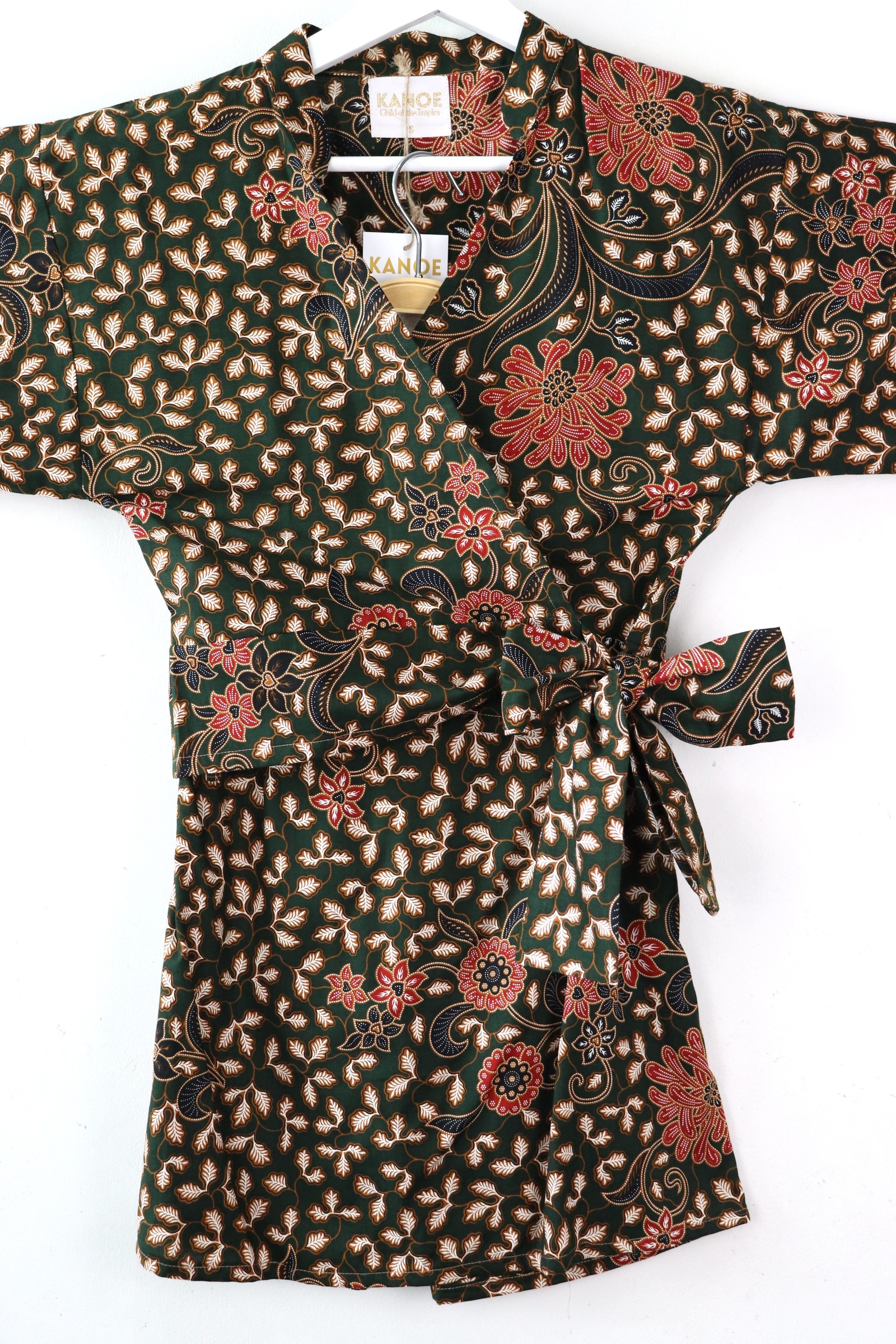 Kimono Wrap Matching Set - Yu Garden (S/M/L/XL)