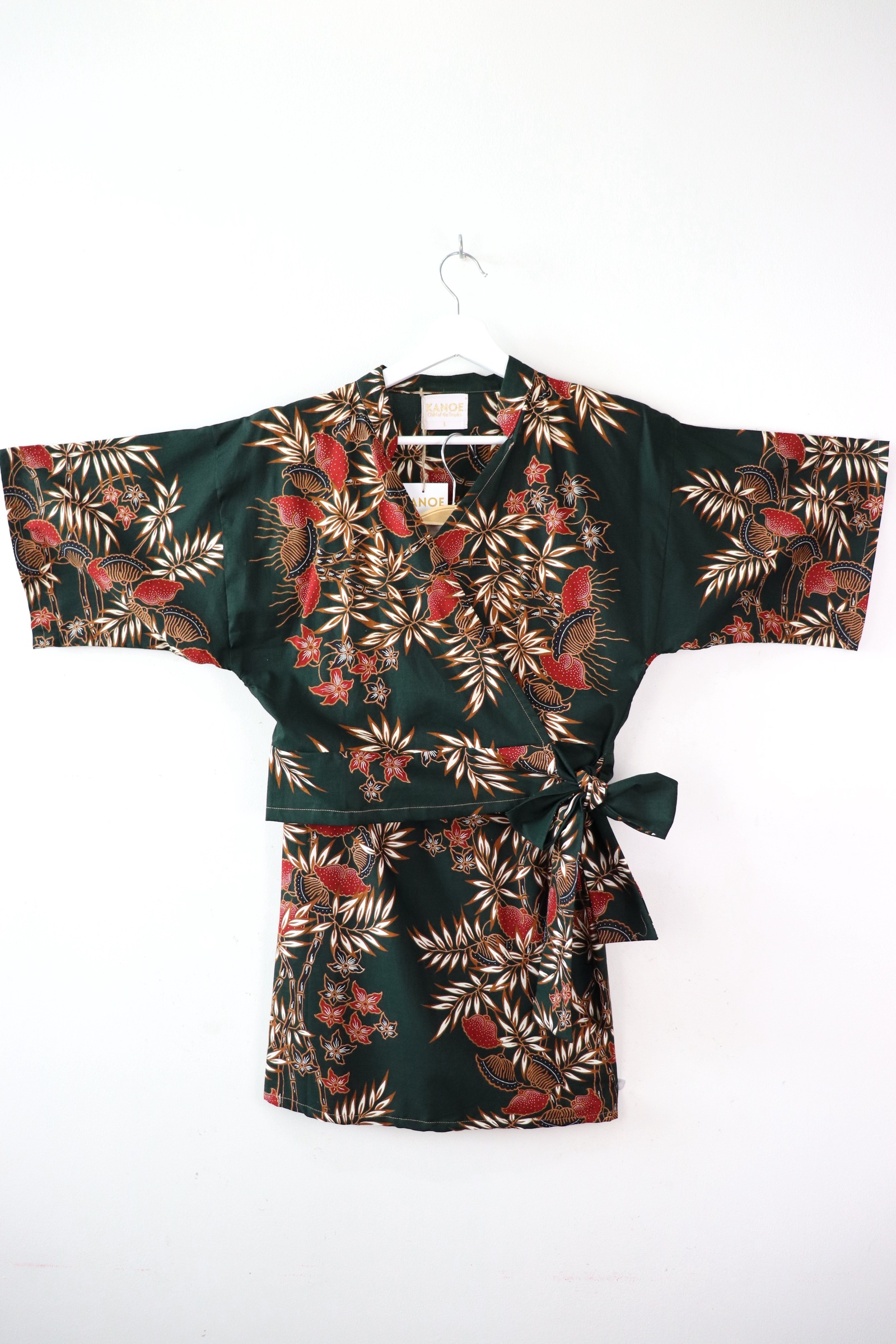 Kimono Wrap Matching Set - Shilin Forest (L)