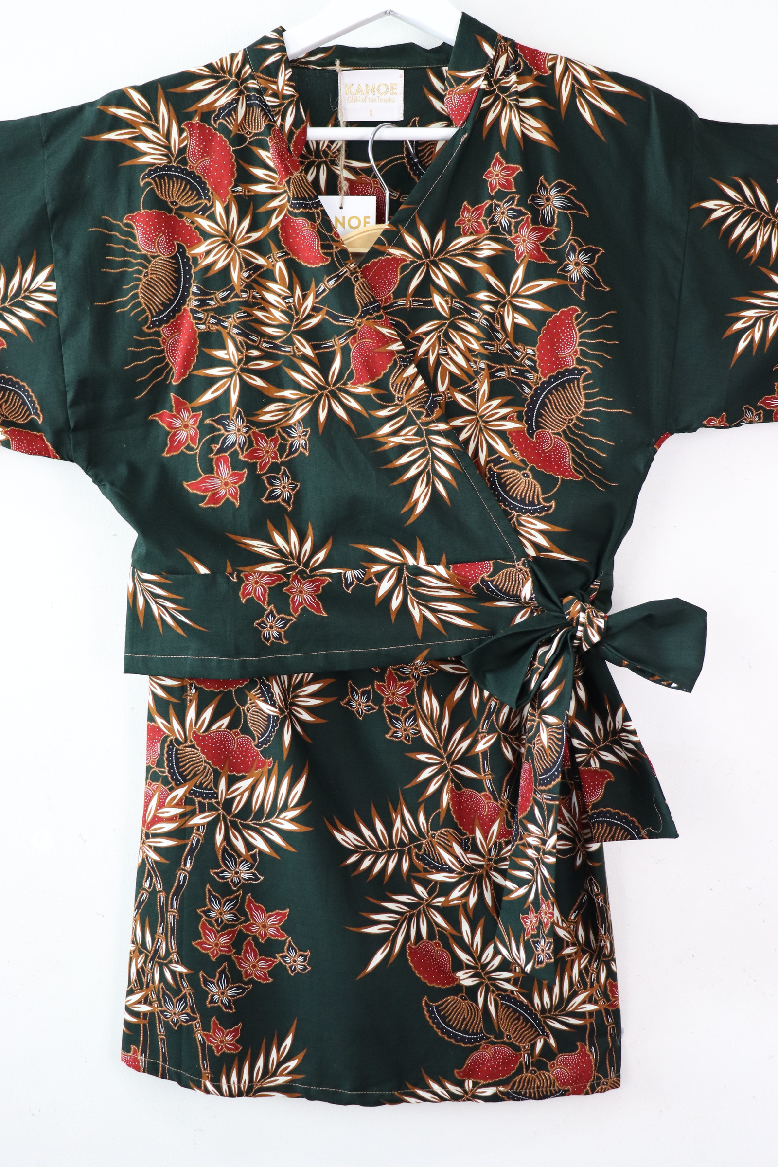 Kimono Wrap Matching Set - Shilin Forest (L)
