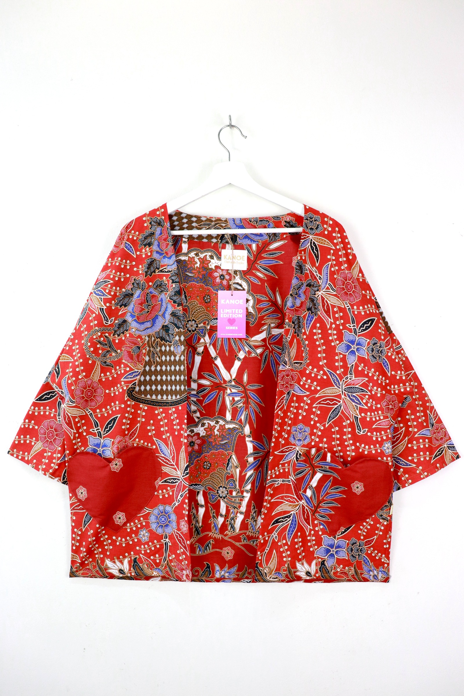Kimono Basic Heart Pockets - Imperial