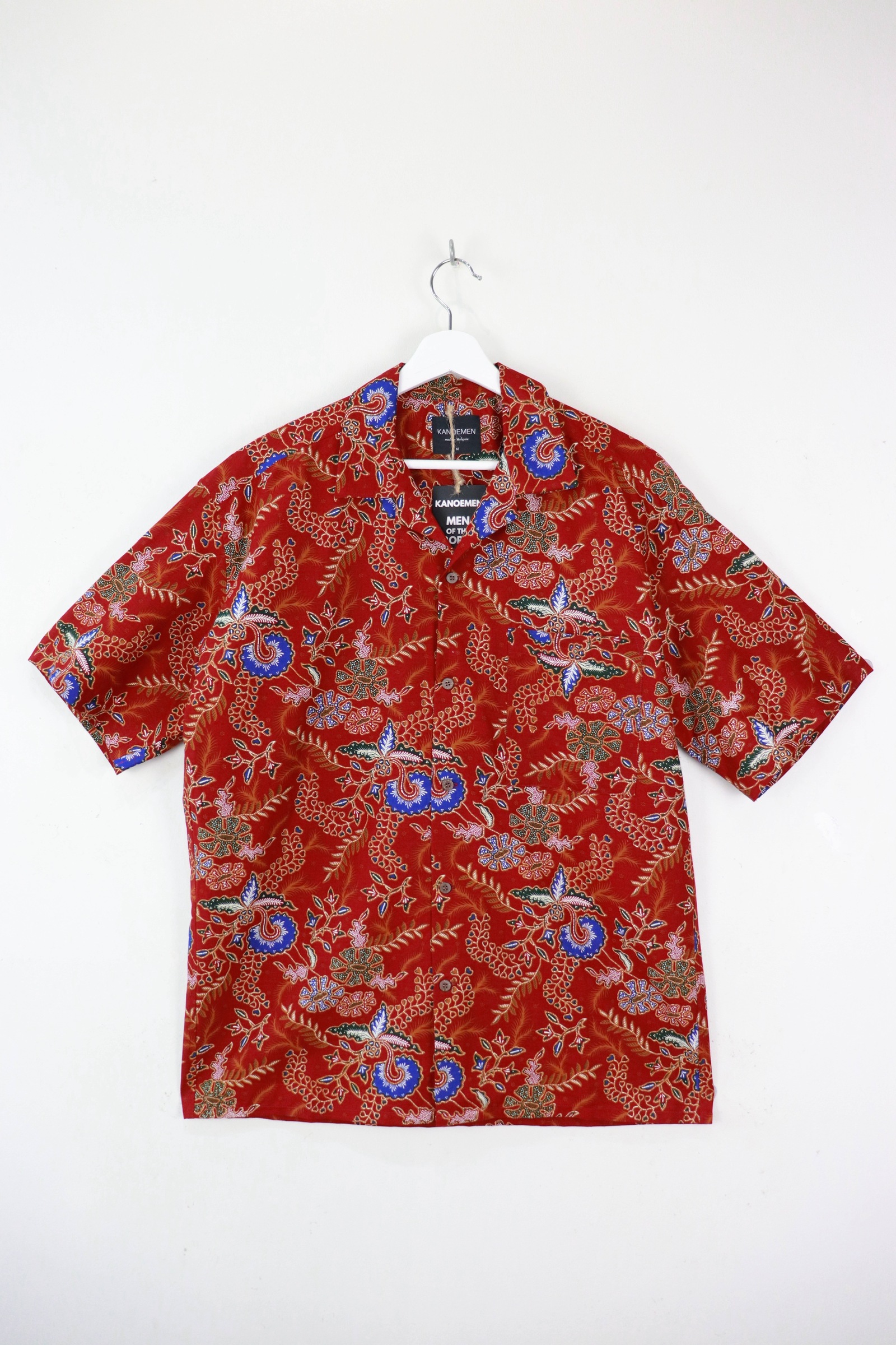 KANOEMEN Open Collar Batik Shirt - Virtuous Year [ M ] 