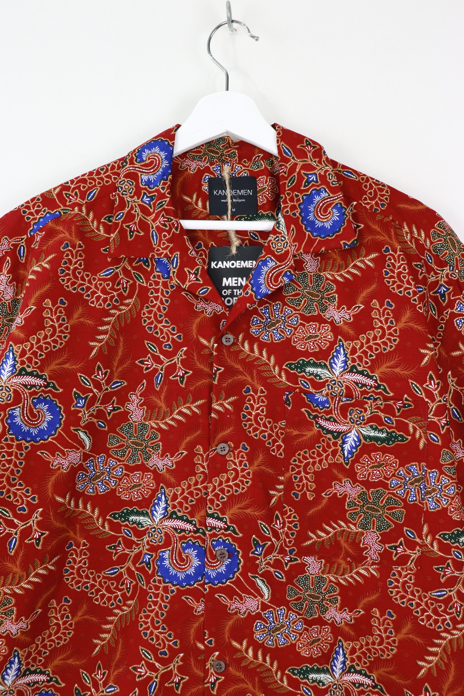 KANOEMEN Open Collar Batik Shirt - Virtuous Year [ M ] 