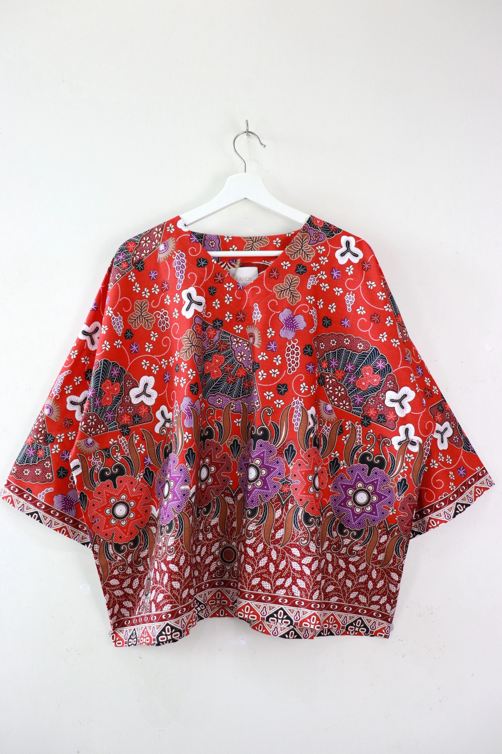 BIG GIRL Batik Top - Aka