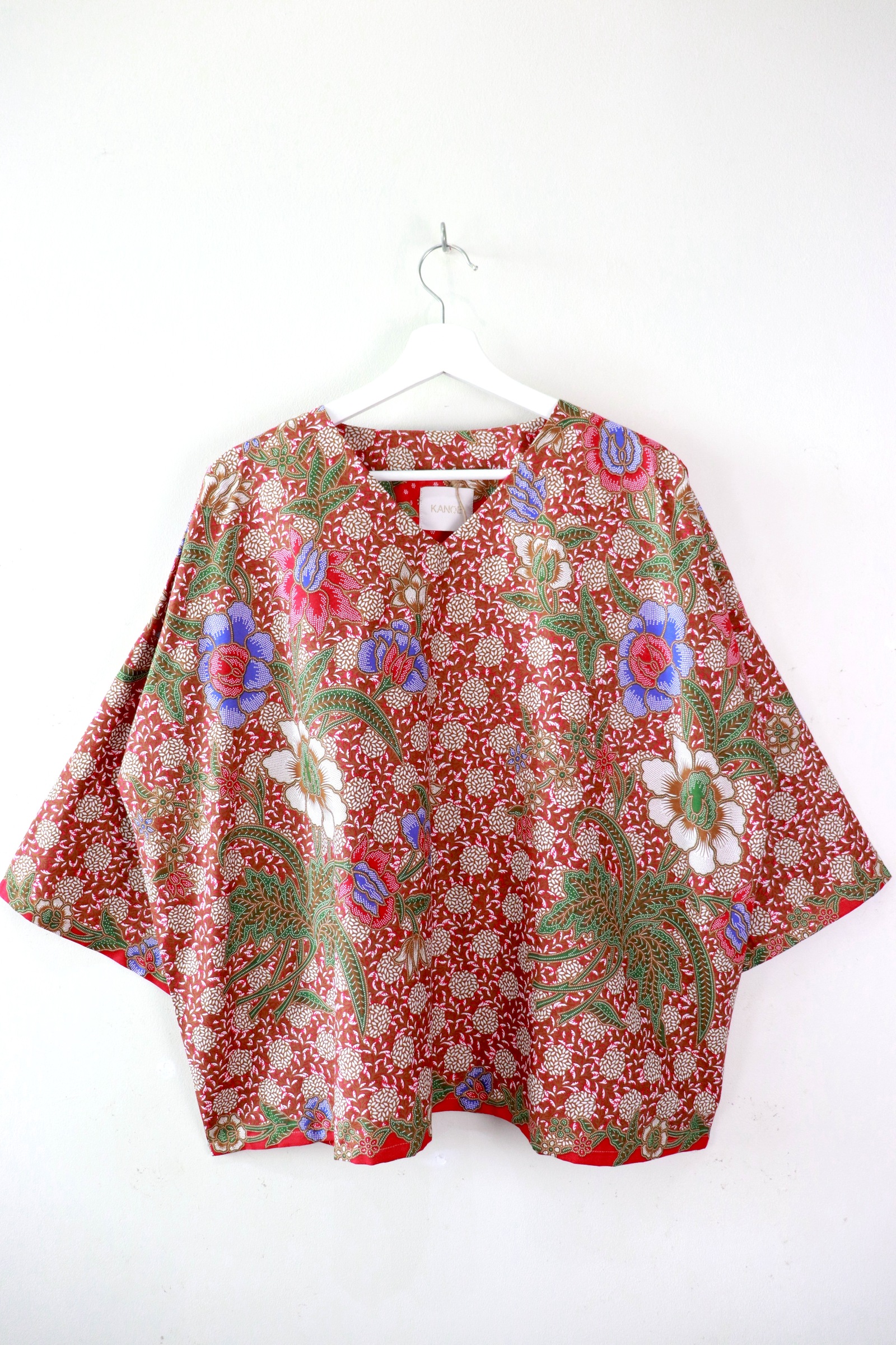 BIG GIRL Batik Top - Rouge